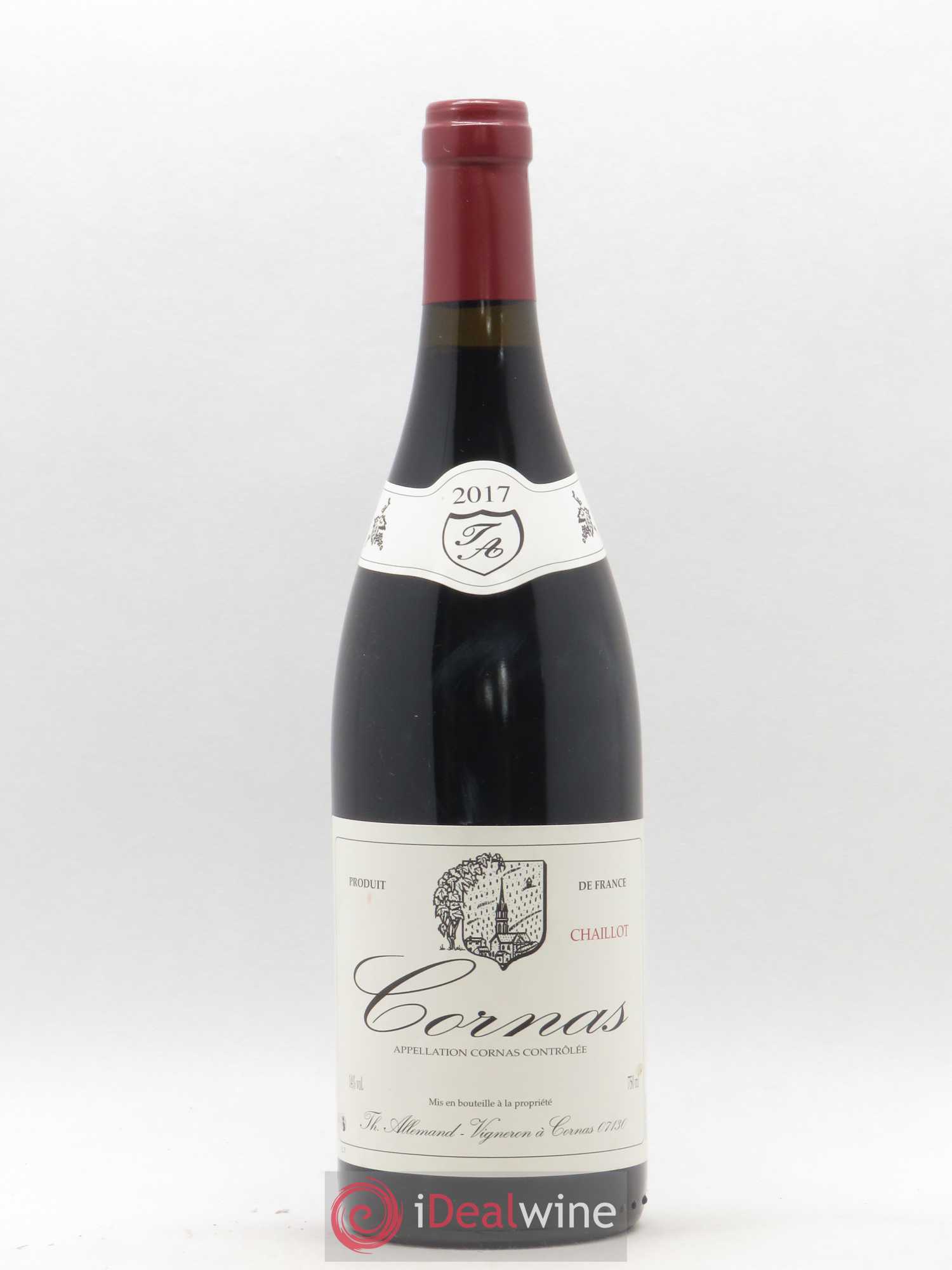 Cornas Chaillot Thierry Allemand 2017 - Lot de 1 bouteille - 0