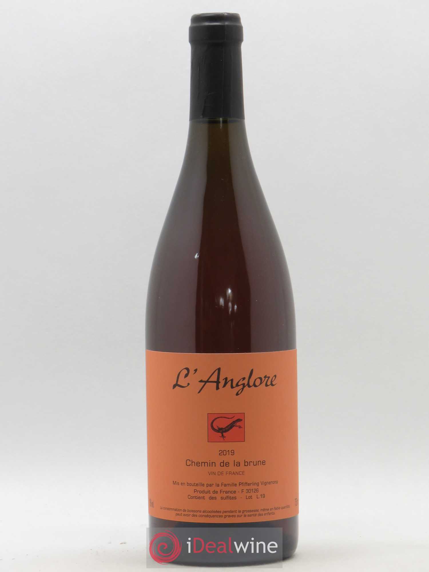 Vin de France Chemin de la brune L'Anglore 2019 - Lot de 1 bouteille - 0