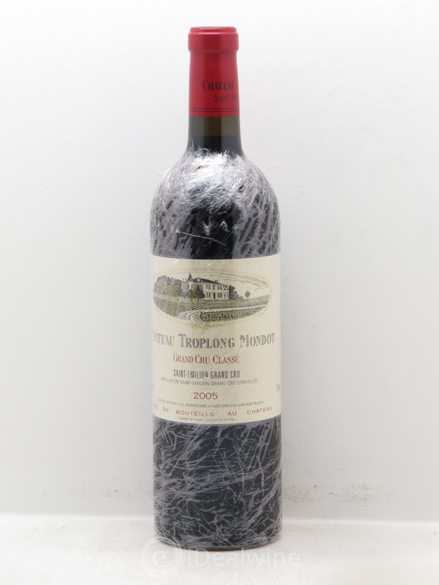 Château Troplong Mondot 1er Grand Cru Classé B 2005 - Lot de 1 bouteille - 0