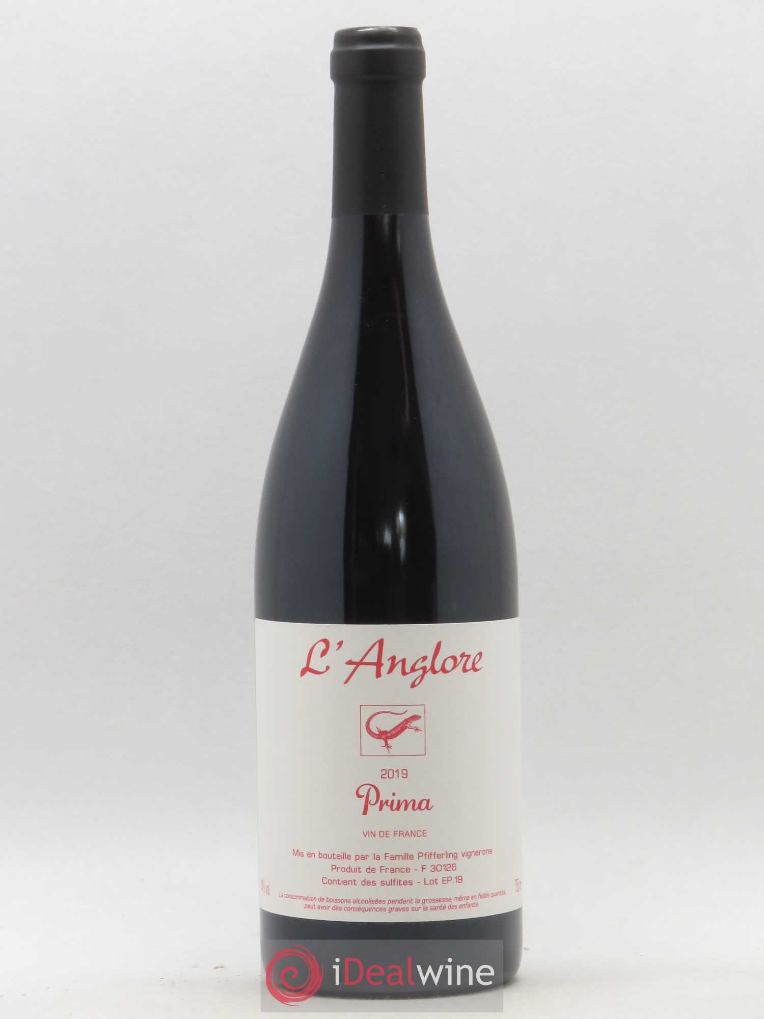 Vin de France Prima L'Anglore 2019 - Lot de 1 bouteille - 0
