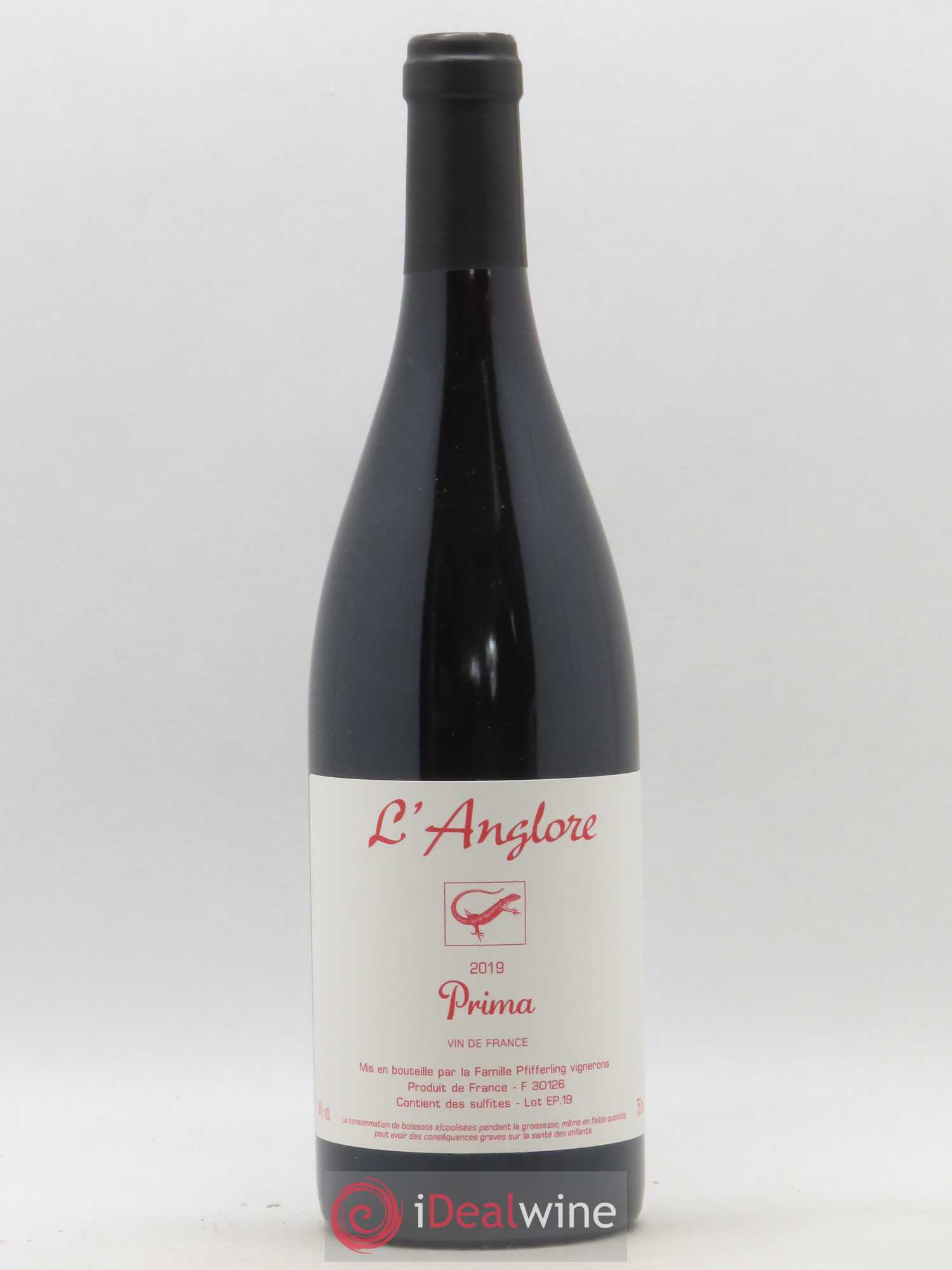 Vin de France Prima L'Anglore 2019 - Posten von 1 Flasche - 0