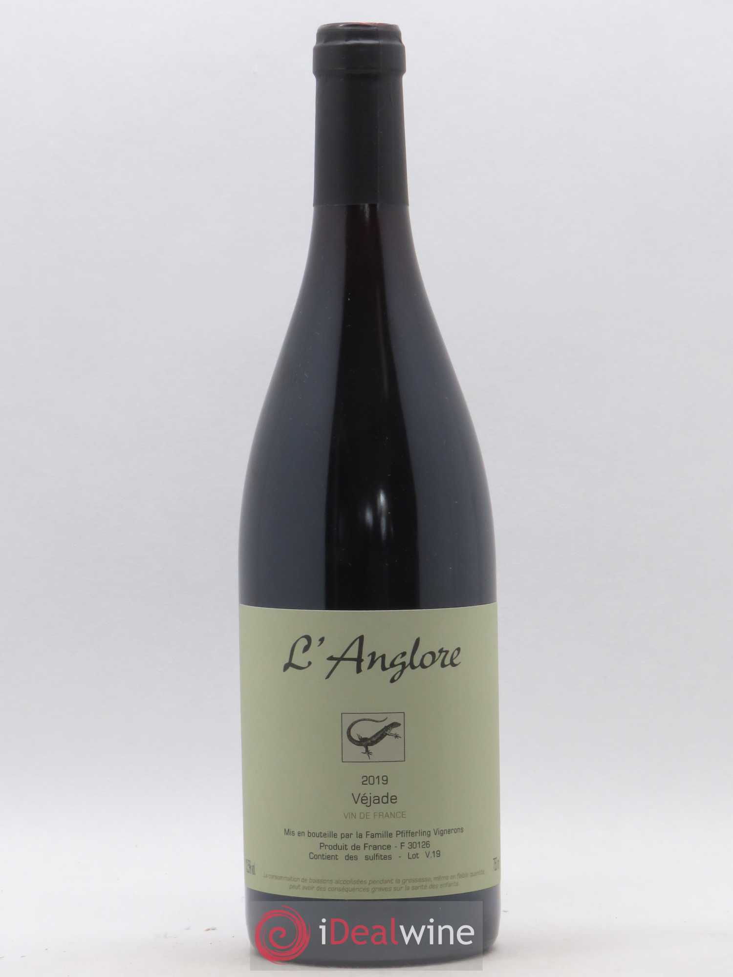 Vin de France Véjade L'Anglore 2019 - Lot de 1 bouteille - 0