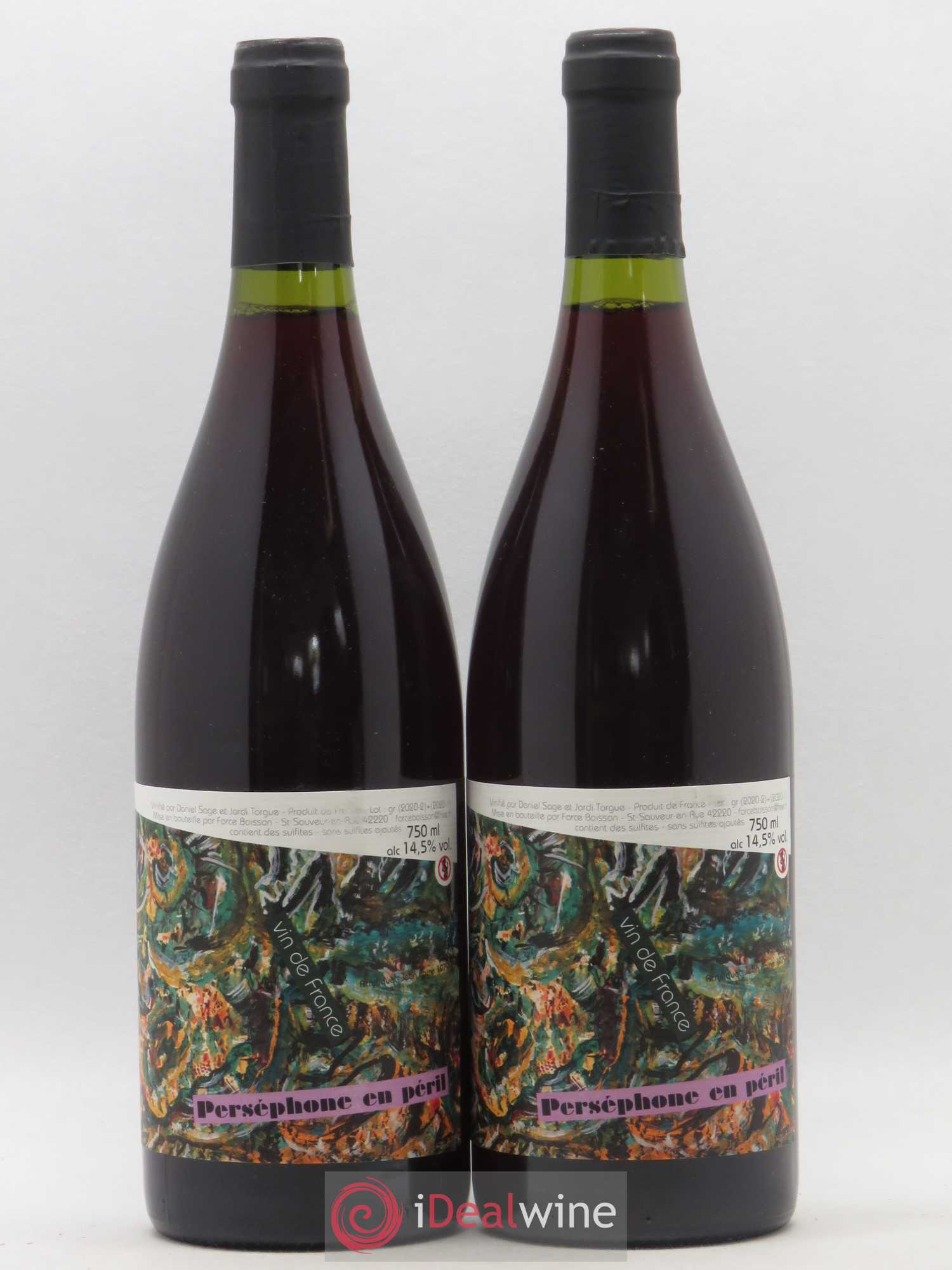 Vin de France Persephone en Peril Daniel Sage 2018-2019 - Lot de 2 bouteilles - 0
