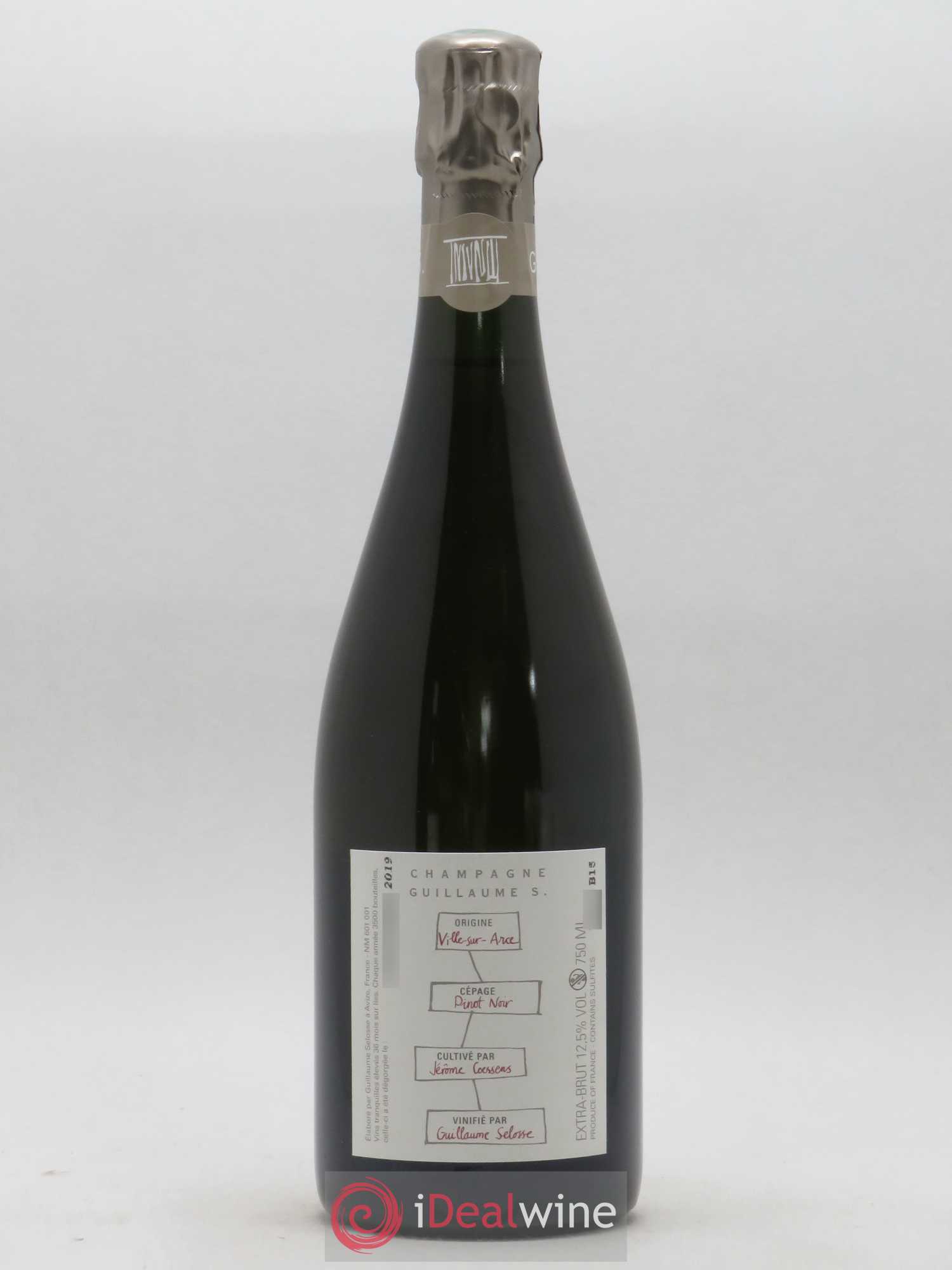 Largillier Extra-Brut Guillaume Selosse 2015 - Lot de 1 bouteille - 1