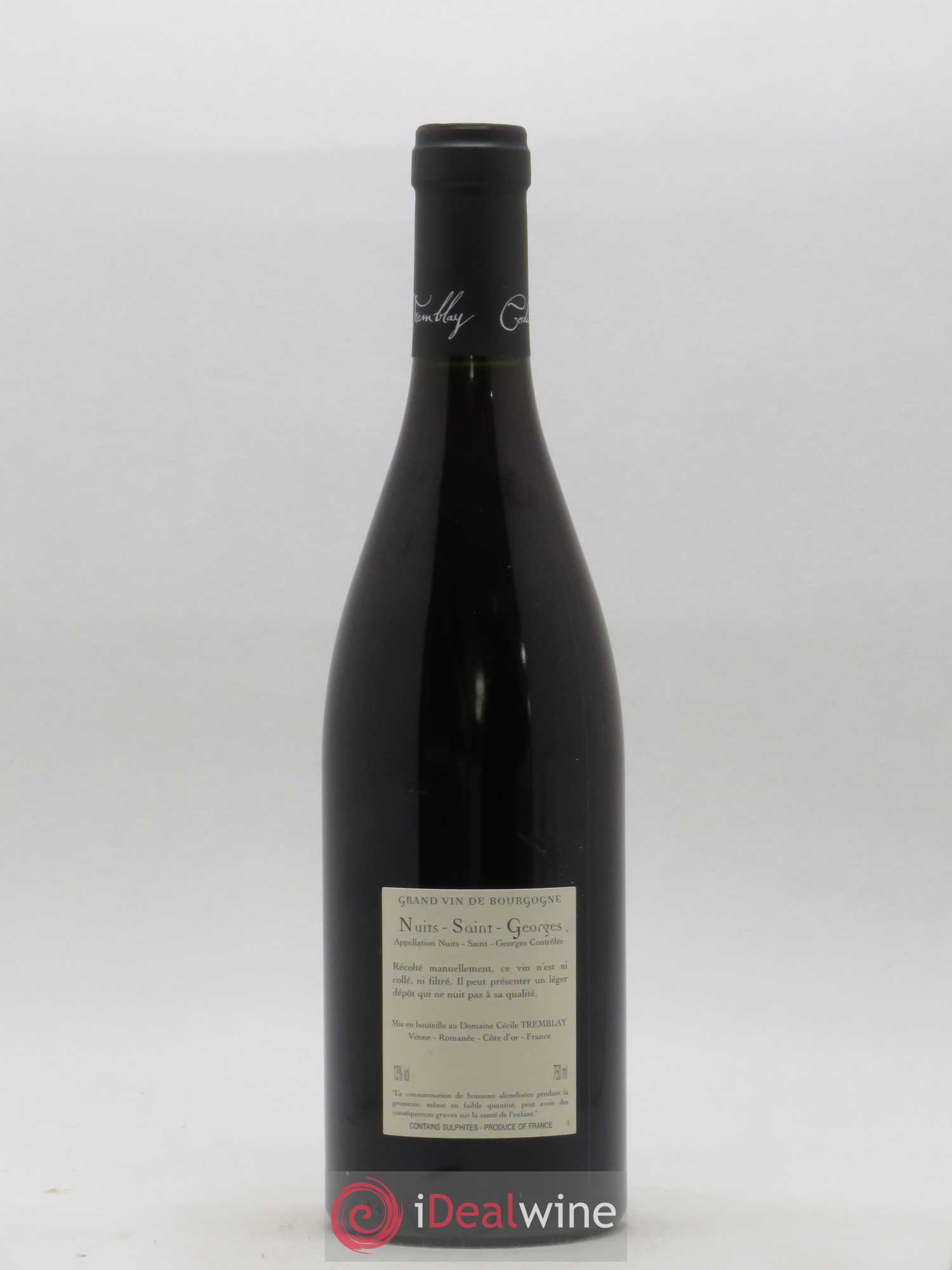 Nuits-Saint-Georges Albuca Cécile Tremblay 2017 - Lot de 1 bouteille - 1