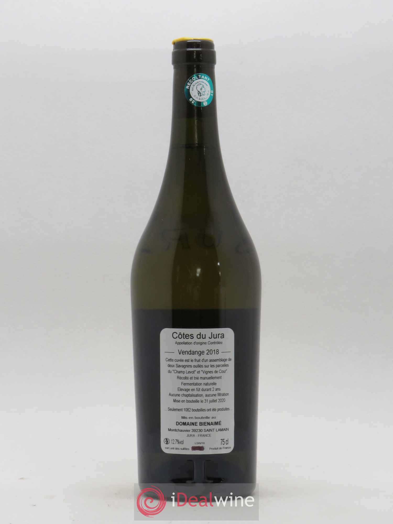 Côtes du Jura 2018 - Posten von 1 Flasche - 1