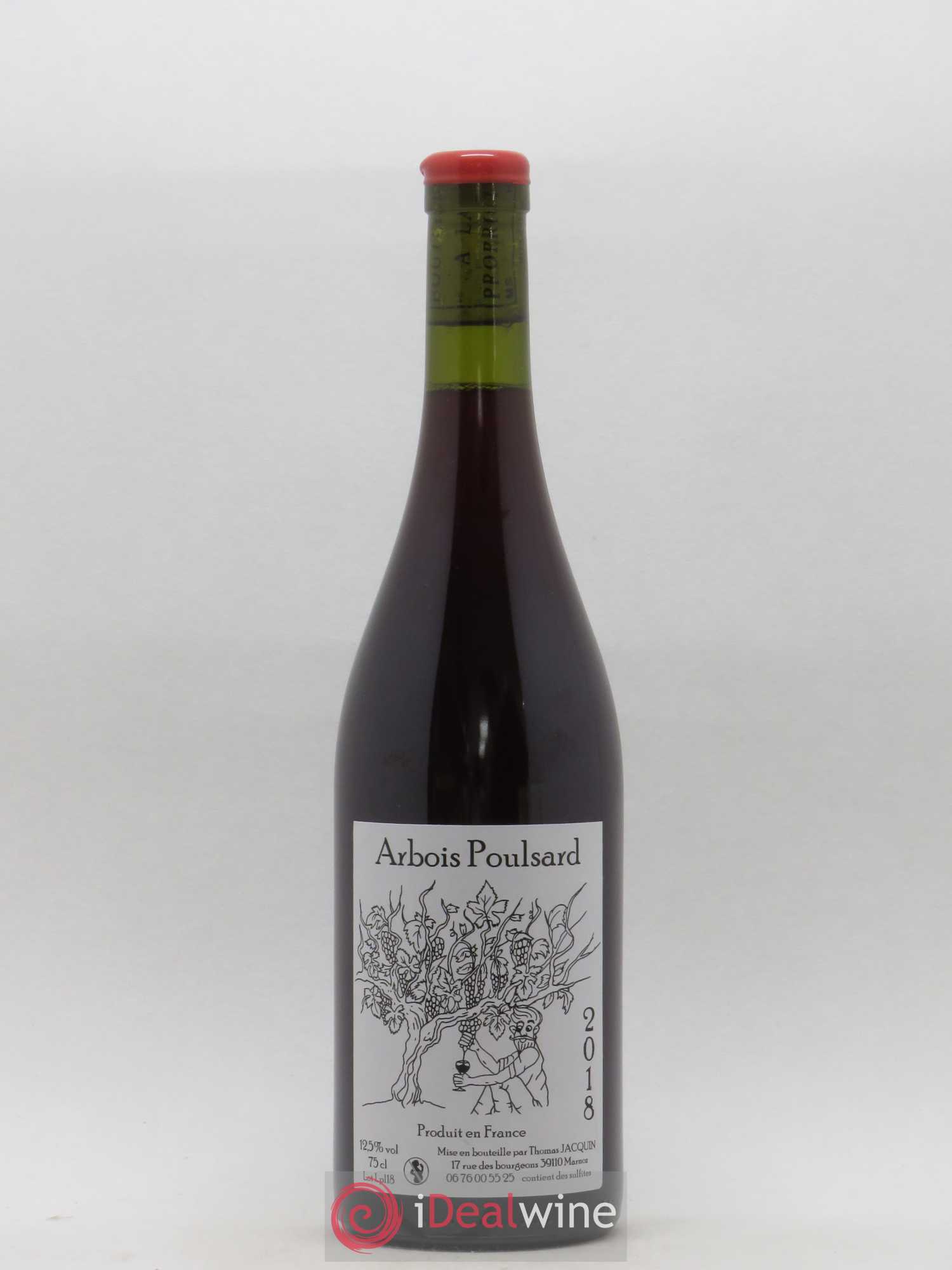 Arbois Poulsard Thomas Jacquin 2018 - Lot de 1 bouteille - 0