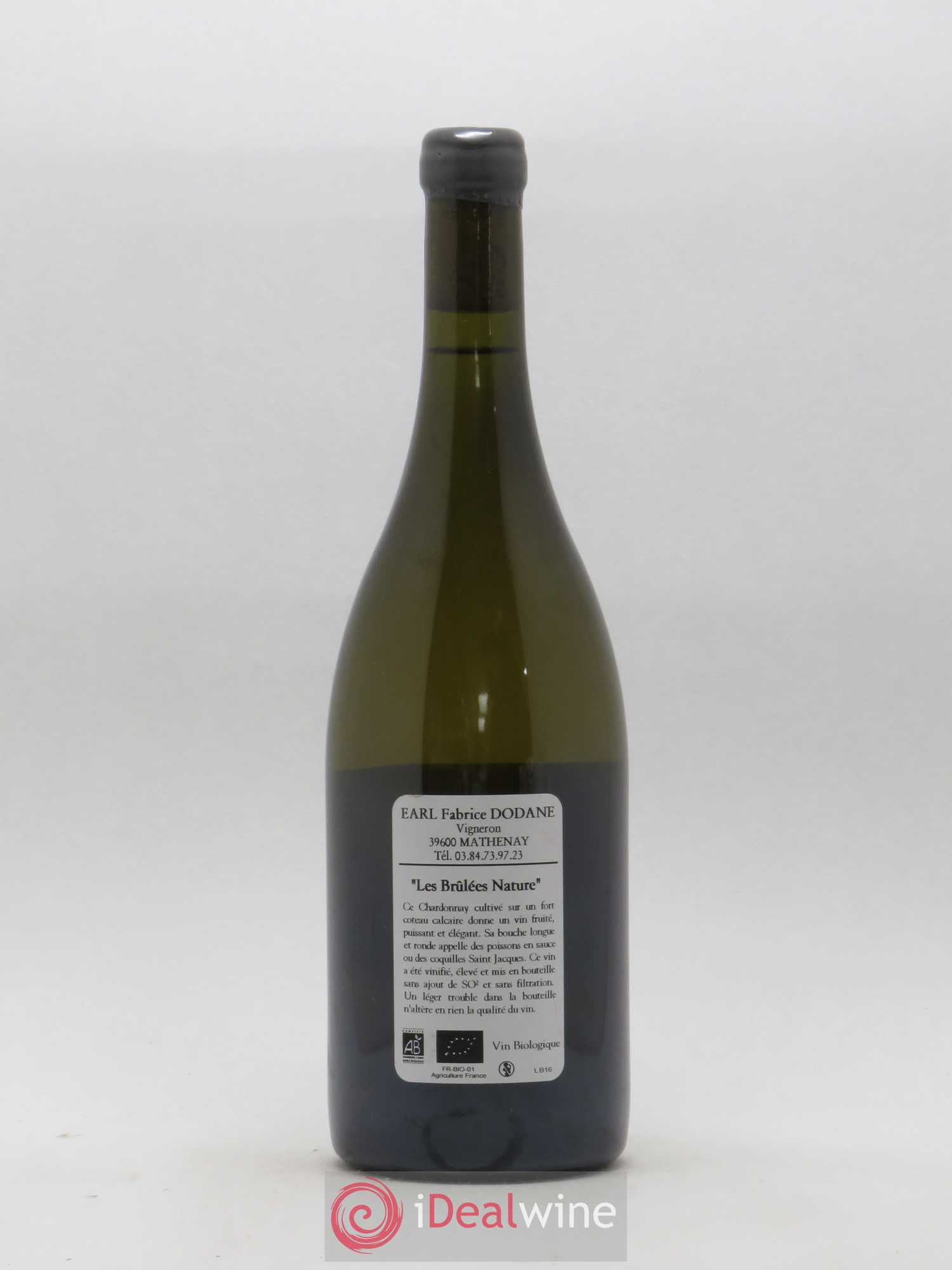 Arbois Chardonnay Les Brulées Nature Domaine de Saint-Pierre 2016 - Posten von 1 Flasche - 1