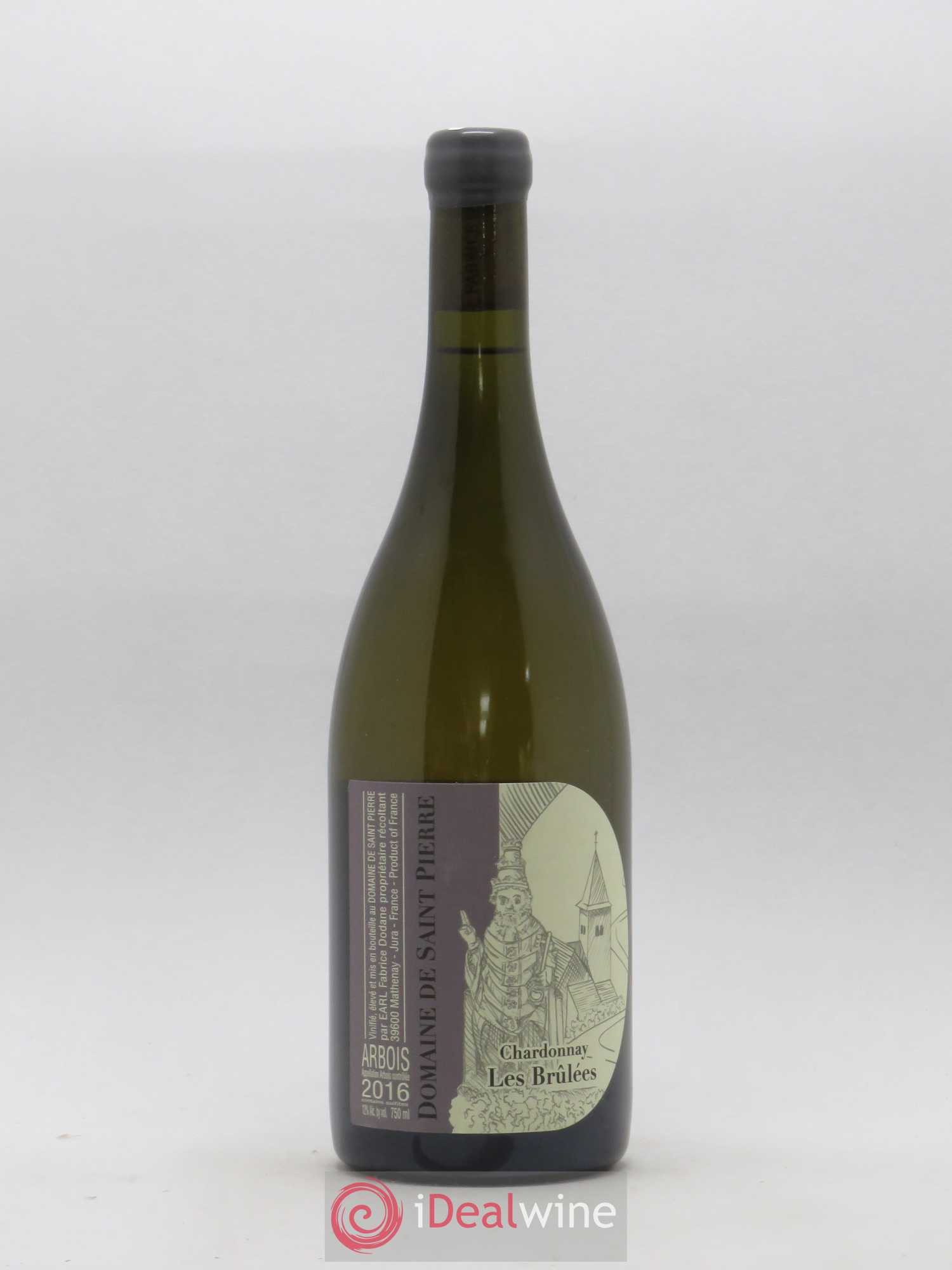 Arbois Chardonnay Les Brulées Nature Domaine de Saint-Pierre 2016 - Posten von 1 Flasche - 0
