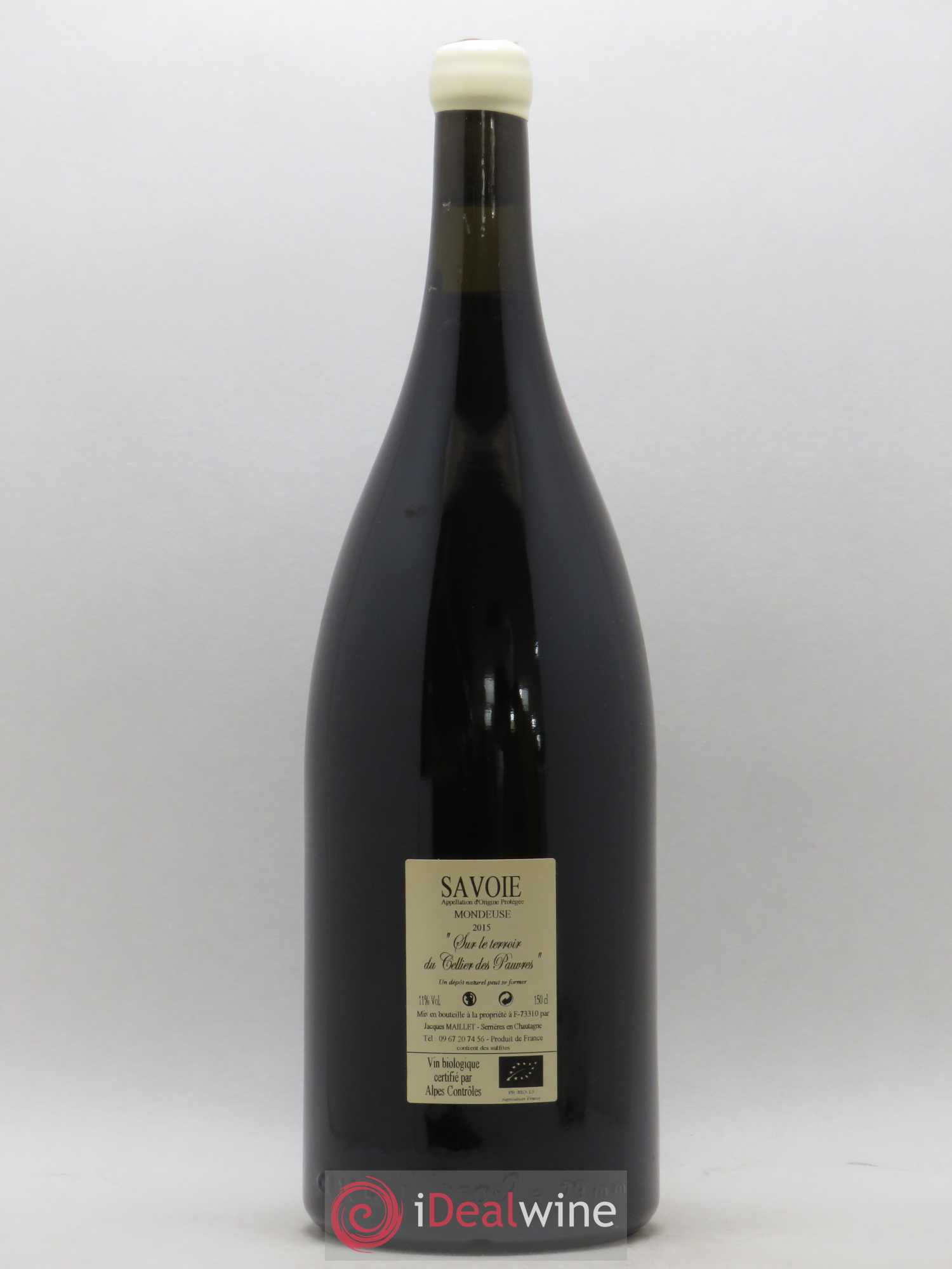 Vin de Savoie Chautagne Chautagne Mondeuse Jacques Maillet 2015 - Lot de 1 magnum - 1