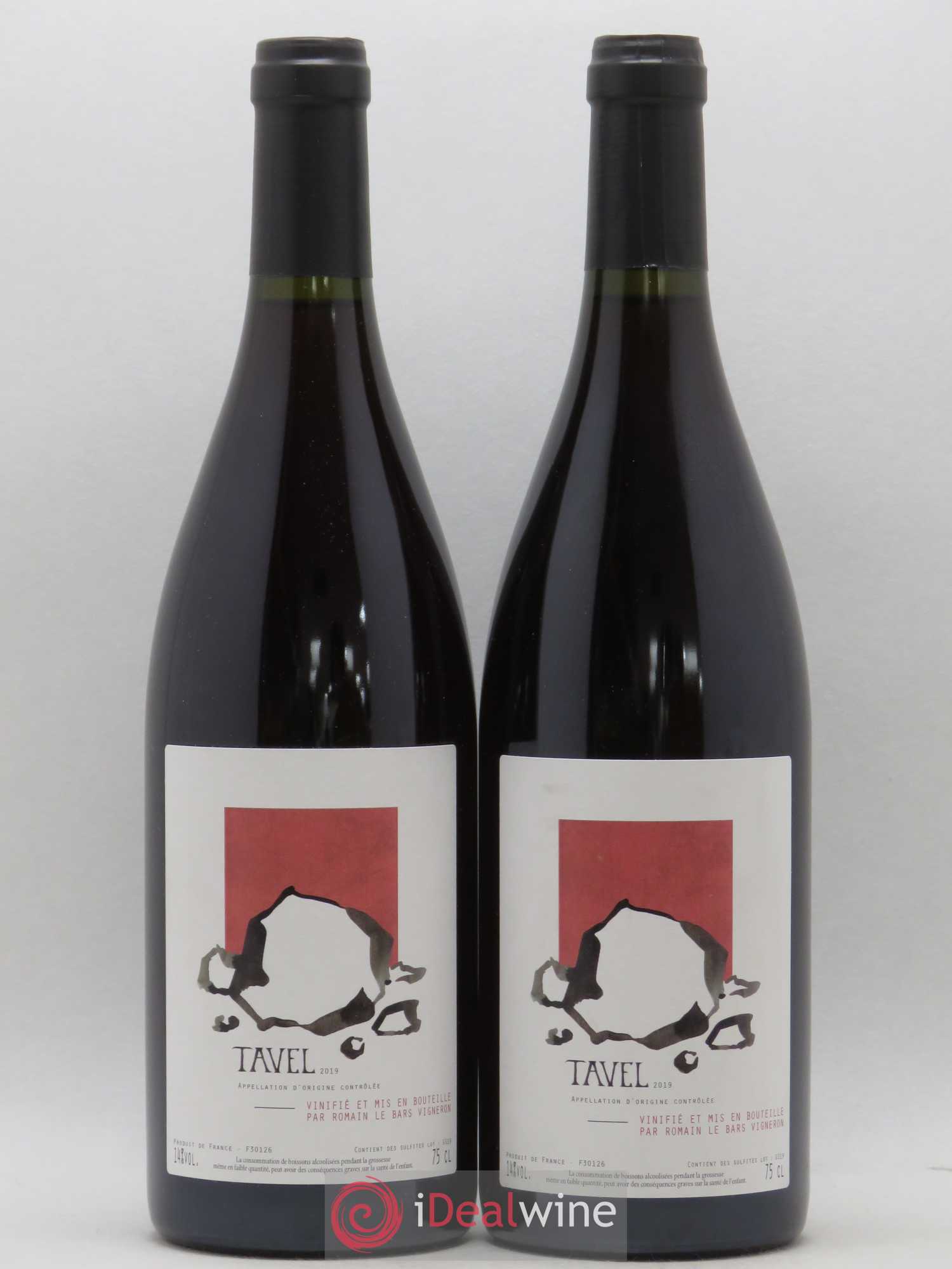 Tavel Romain Le Bars 2019 - Lot de 2 bouteilles - 0