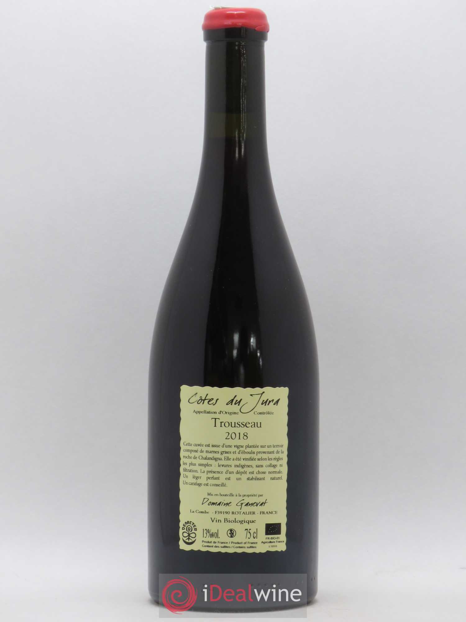 Côtes du Jura Plein Sud Jean-François Ganevat (Domaine) 2018 - Lot de 1 bouteille - 1