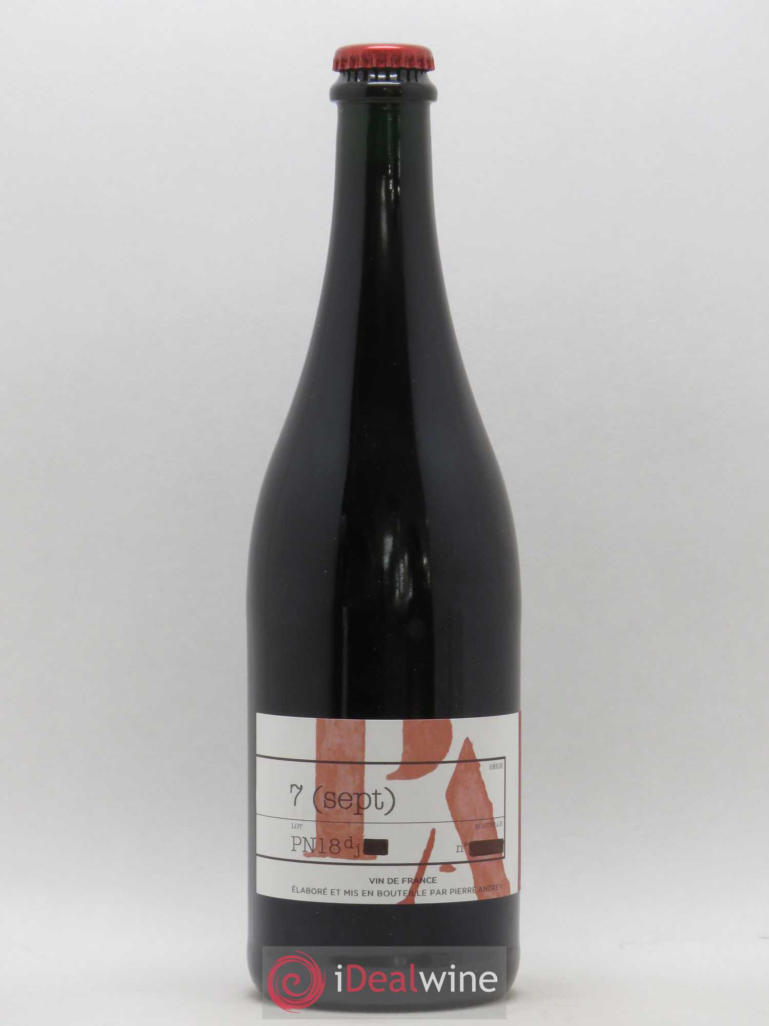Vin de France Pinot noir Pierre Andrey 2018 - Lot de 1 bouteille - 0