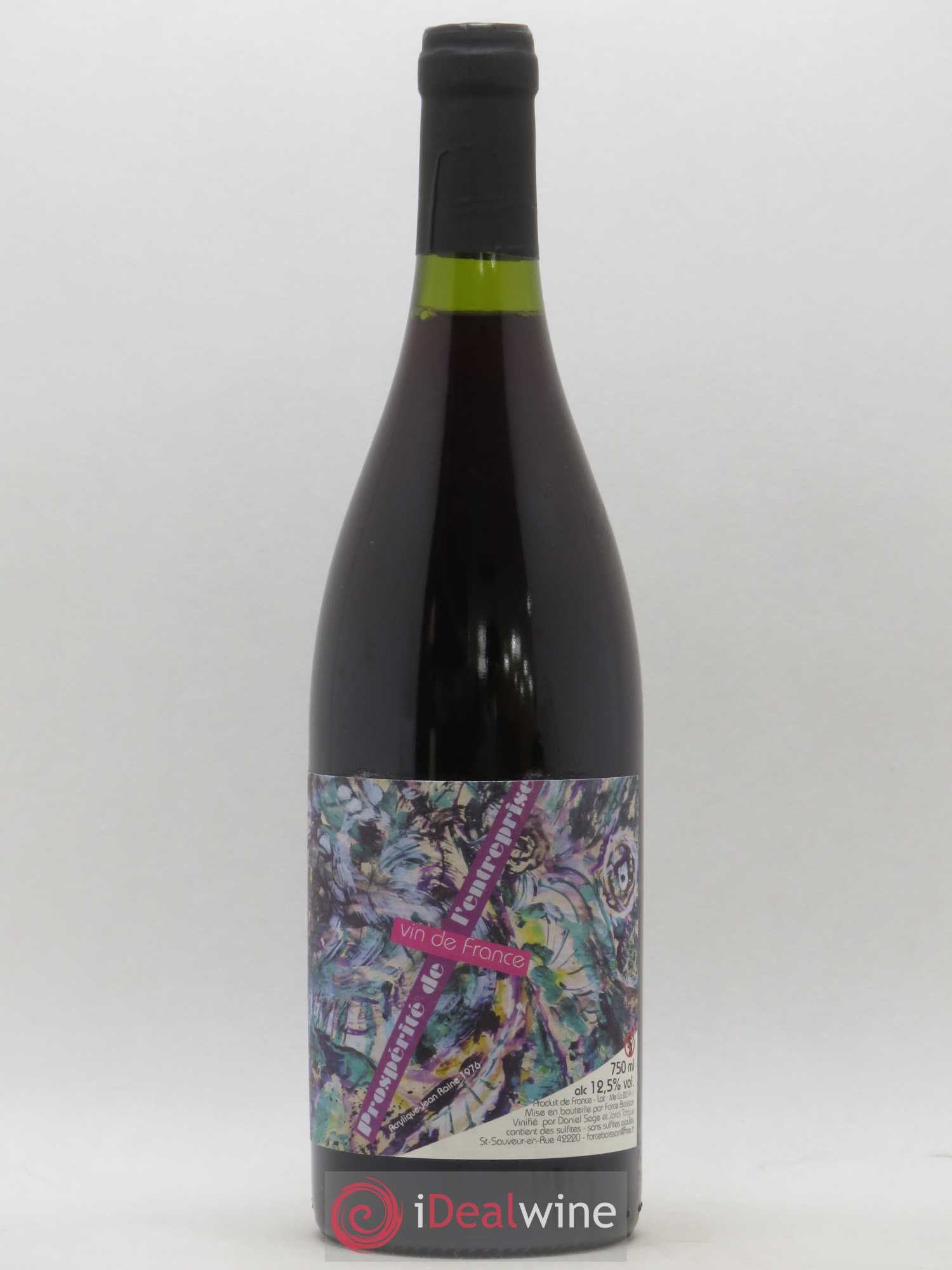 Vin de France Prospérité de l'entreprise Daniel Sage 2018 - Lot de 1 bouteille - 0