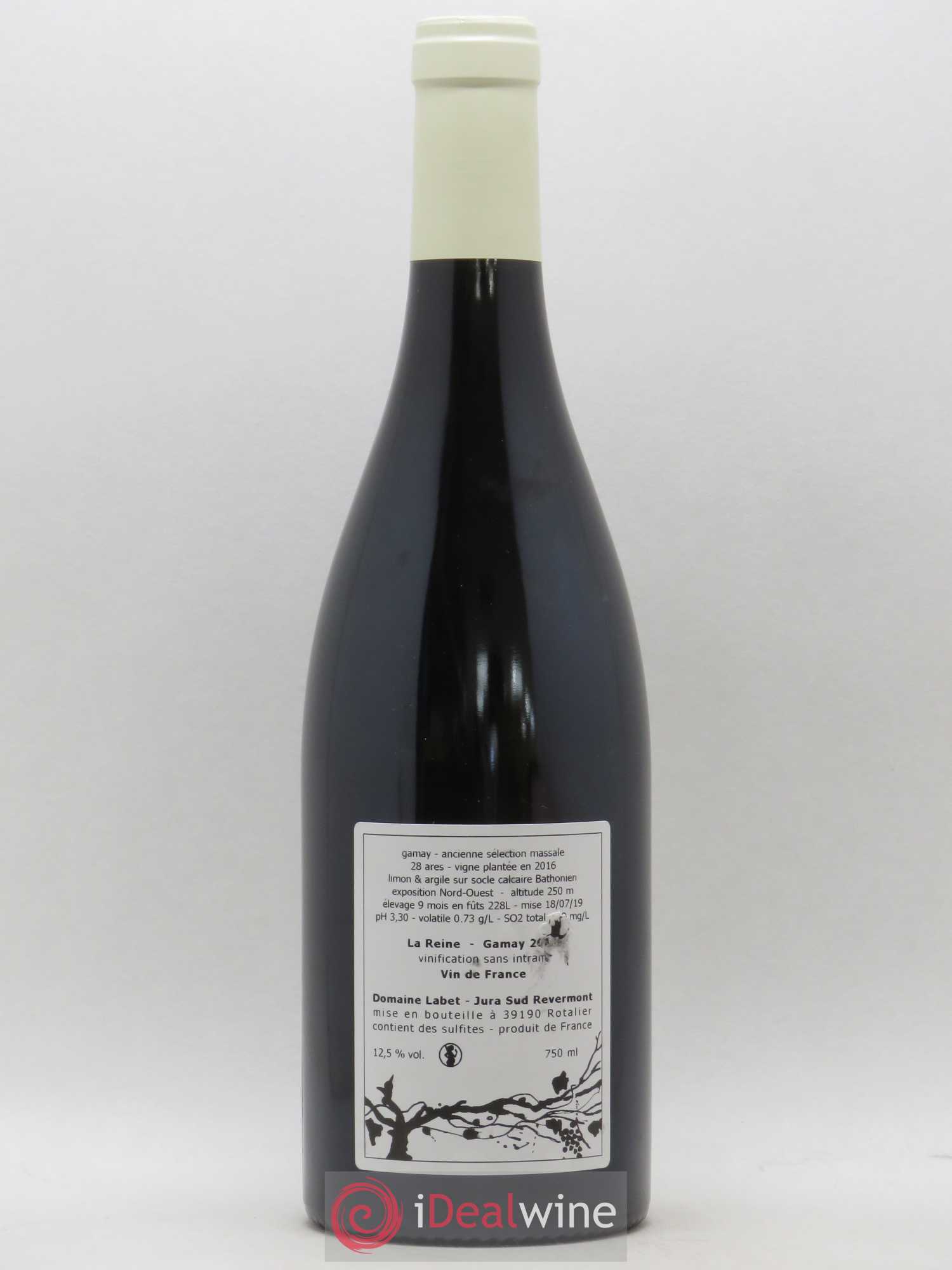Vin de France Gamay La Reine Labet (Domaine) 2018 - Lot de 1 bouteille - 1