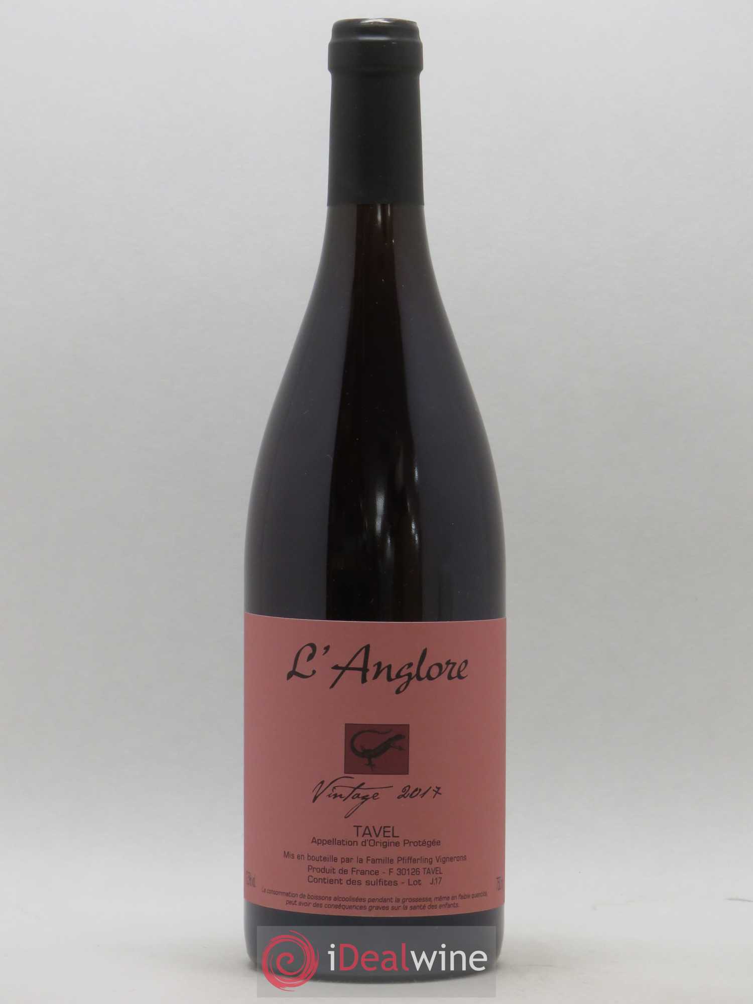 Tavel Vintage L'Anglore 2017 - Lot de 1 bouteille - 0
