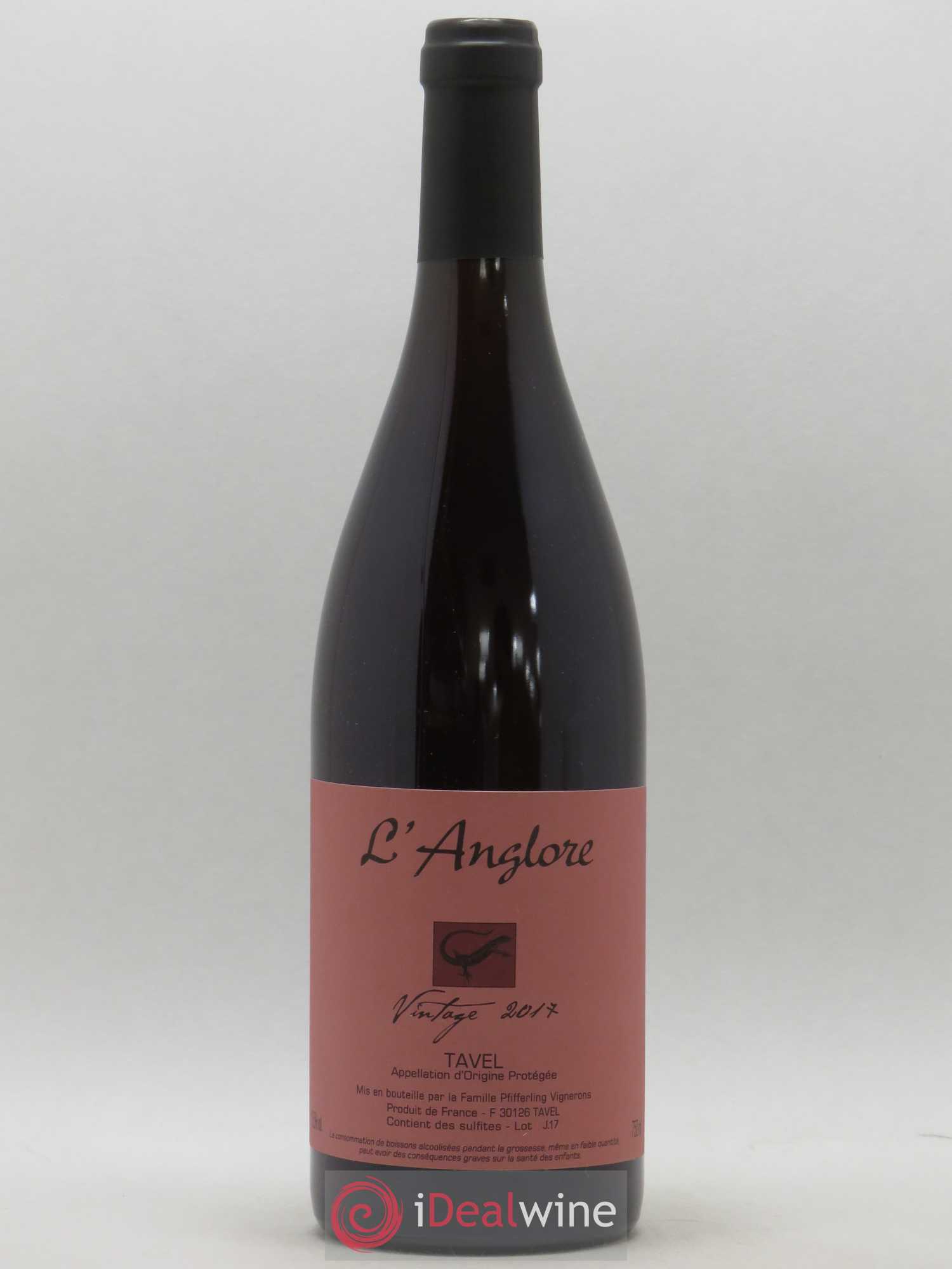 Tavel Vintage L'Anglore 2017 - Lot de 1 bouteille - 0