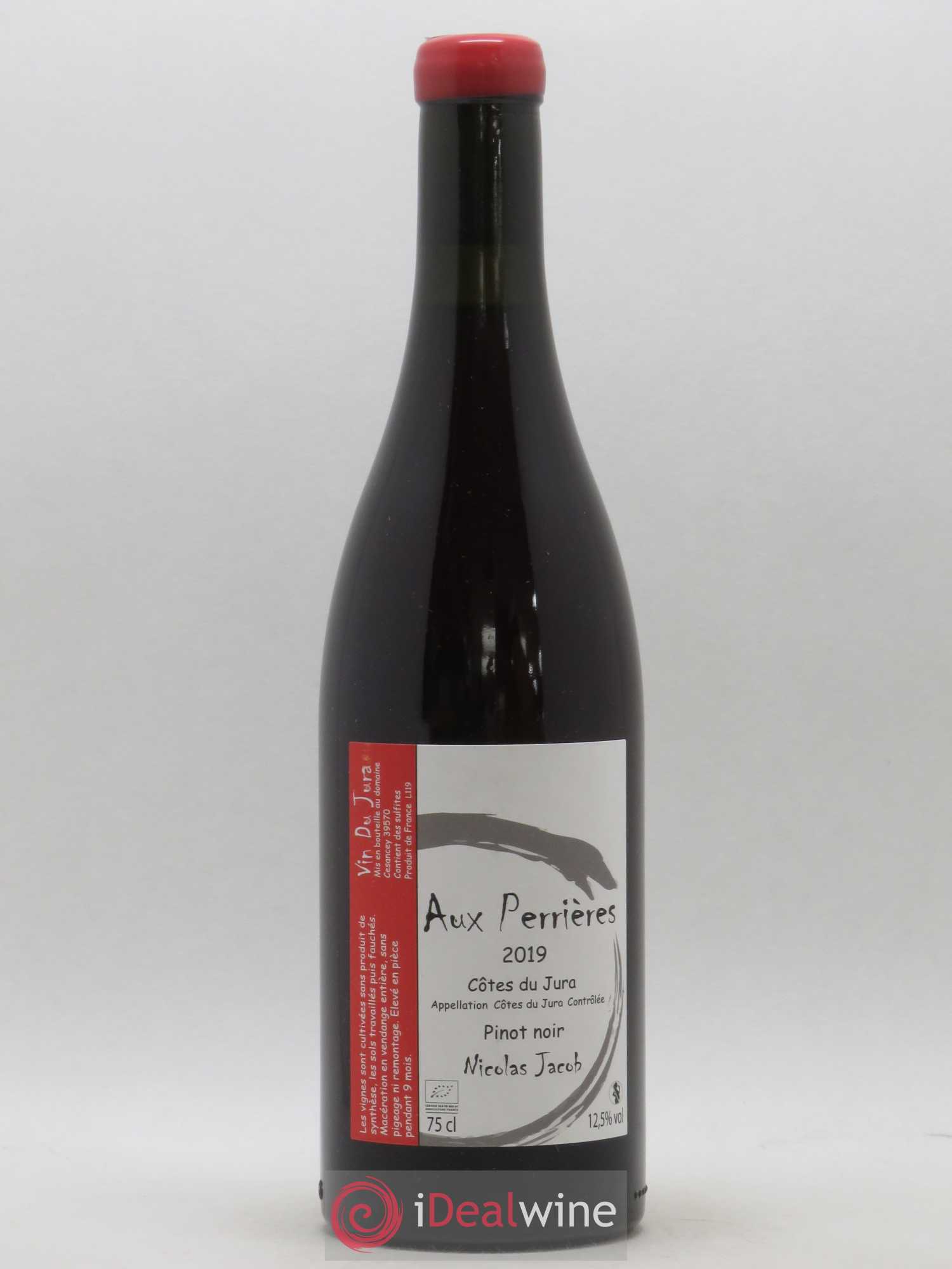 Côtes du Jura Pinot Noir Aux Perrieres Nicolas Jacob 2019 - Posten von 1 Flasche - 0