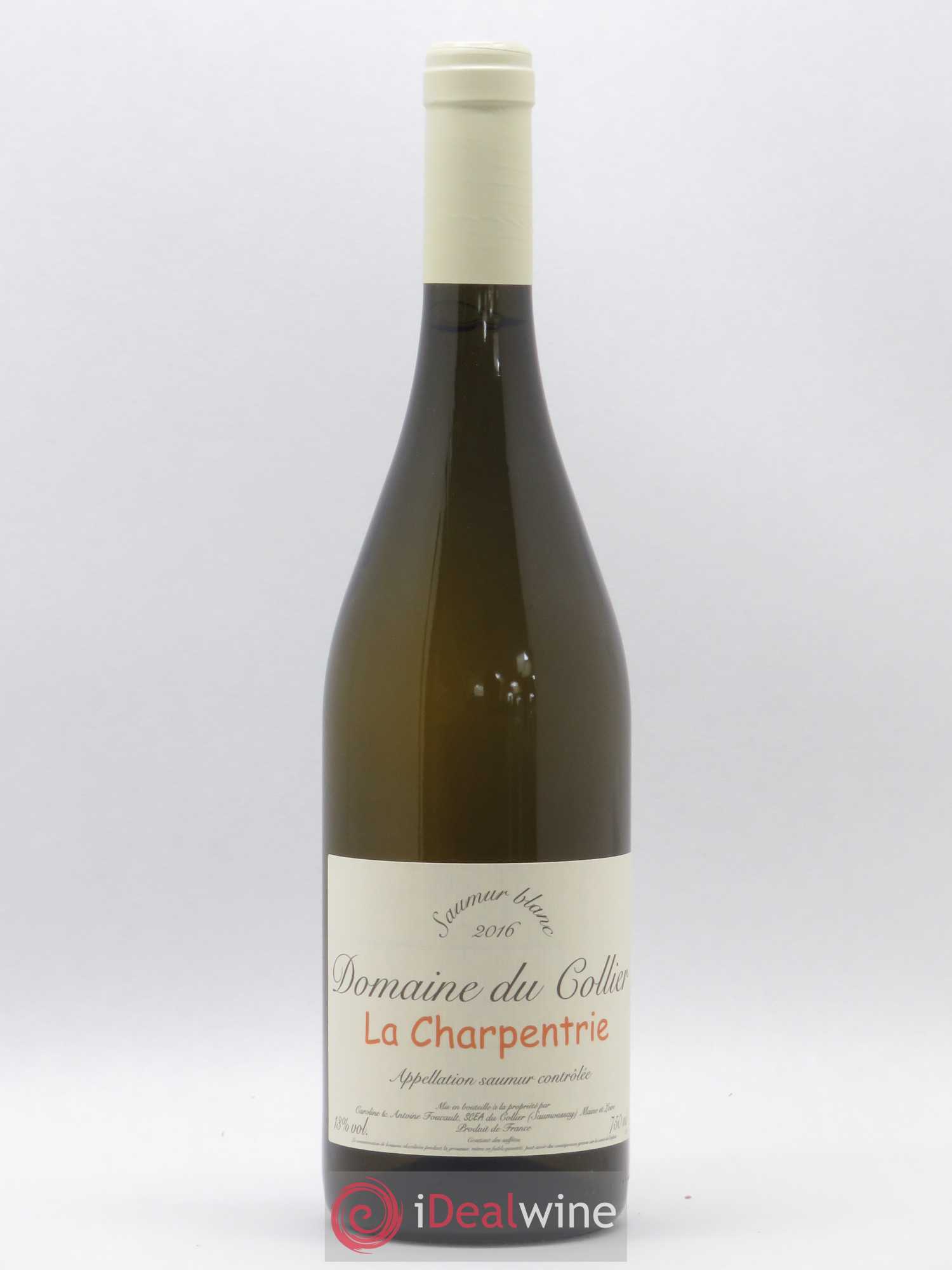 Saumur La Charpentrie Domaine du Collier 2016 - Lot de 1 bouteille - 0