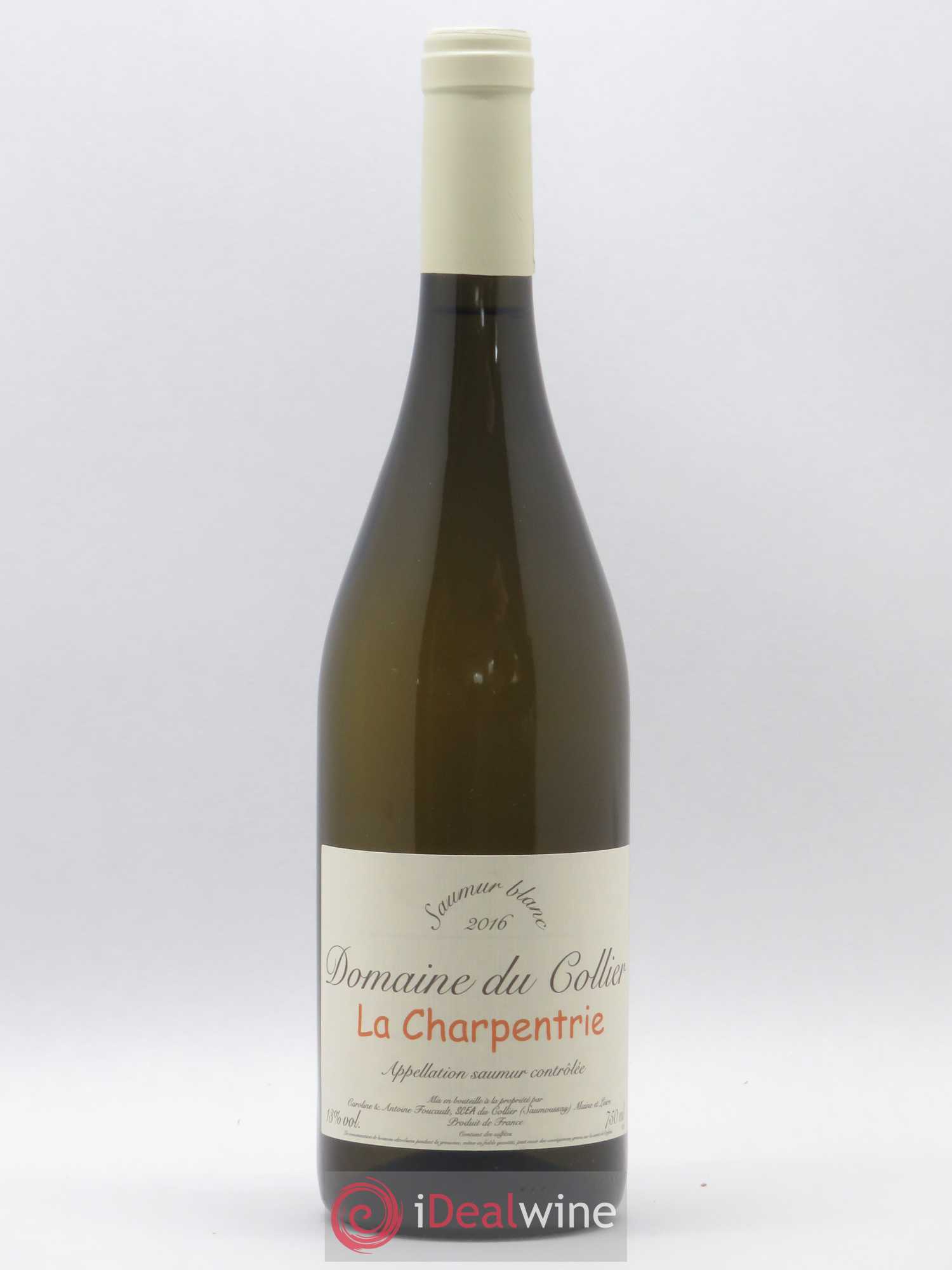 Saumur La Charpentrie Domaine du Collier 2016 - Lot de 1 bouteille - 0