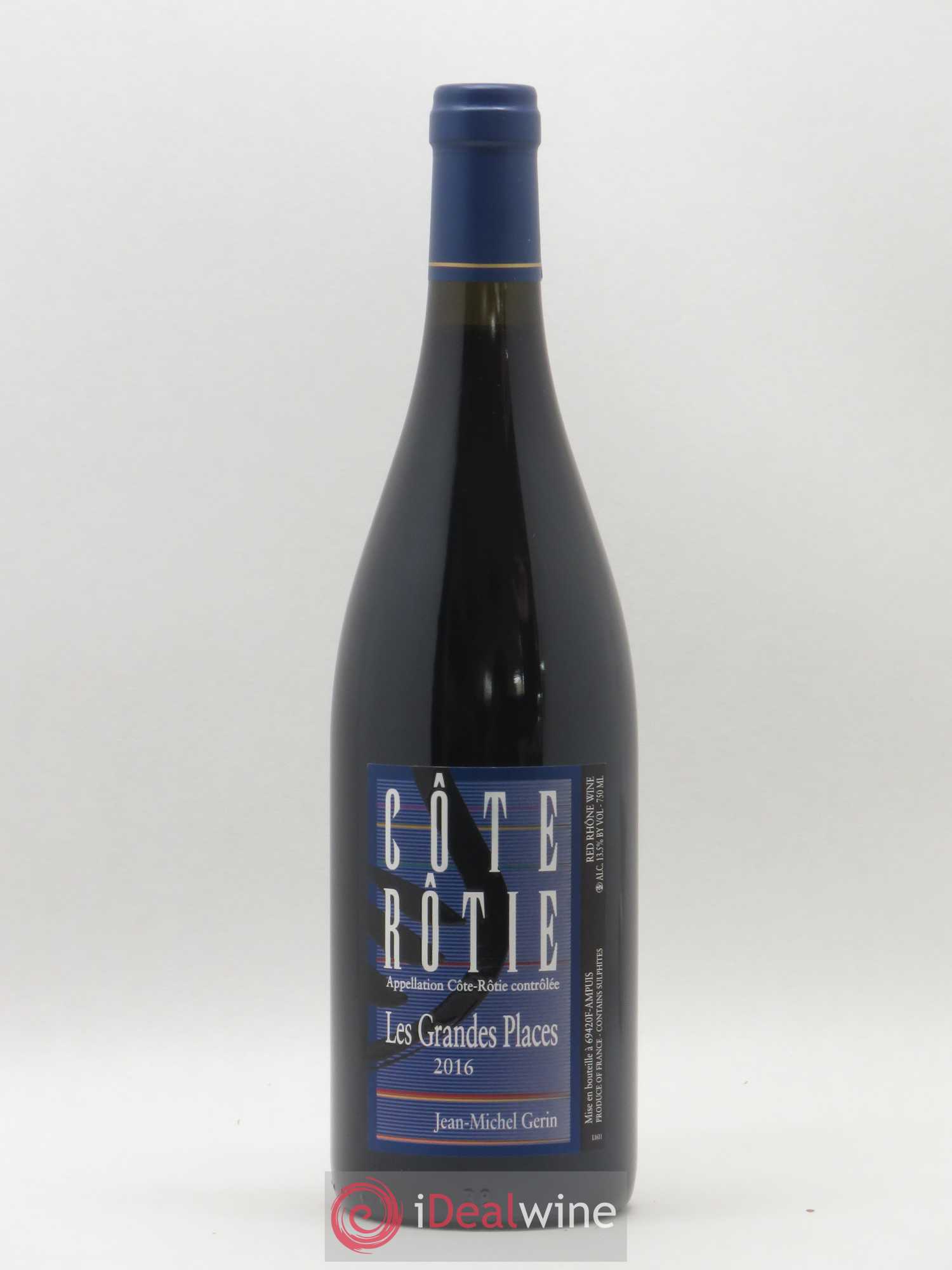 Côte-Rôtie Les Grandes Places Jean-Michel Gerin 2016 - Lot de 1 bouteille - 0