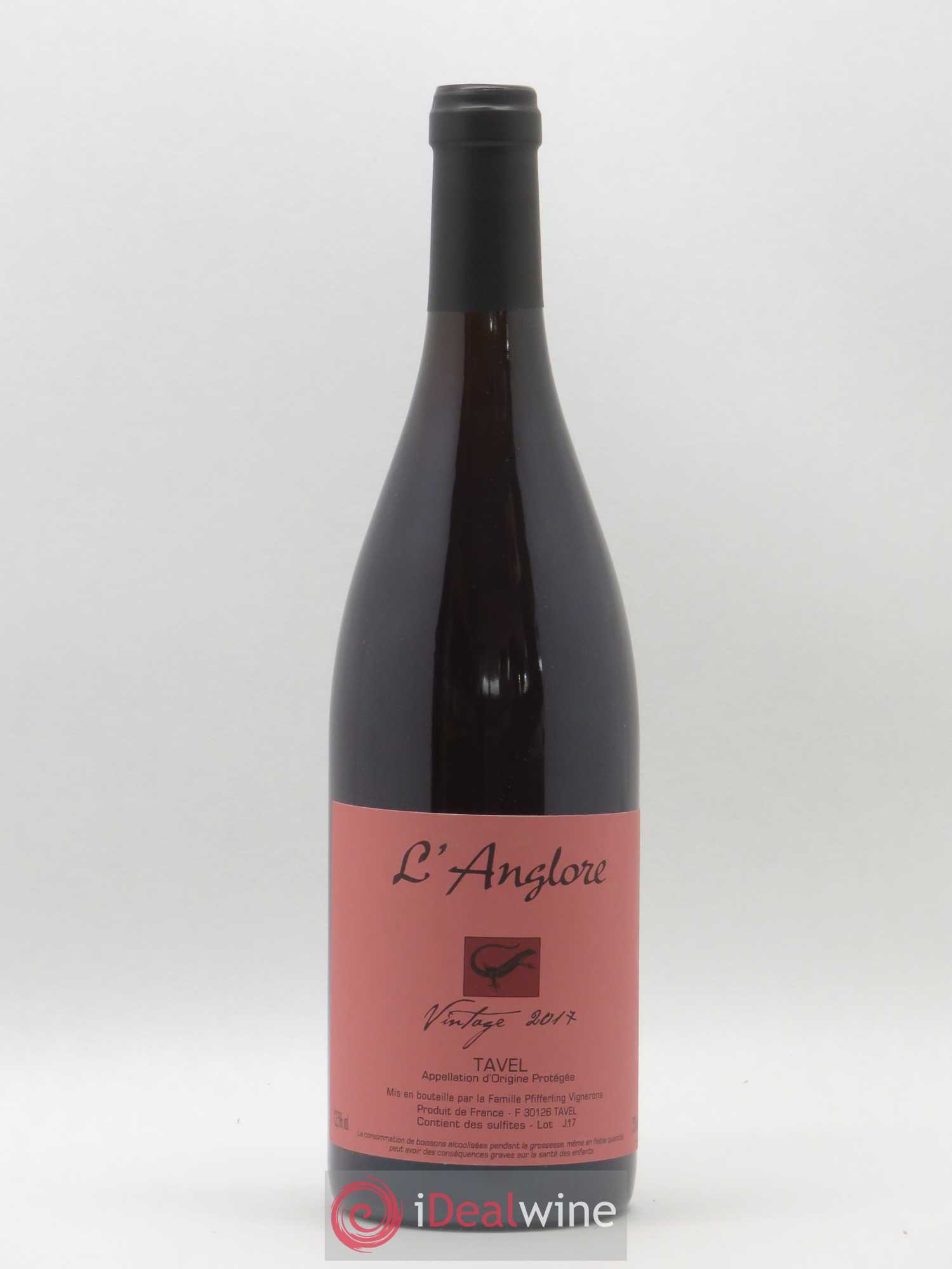 Tavel Vintage L'Anglore 2017 - Lot de 1 bouteille - 0
