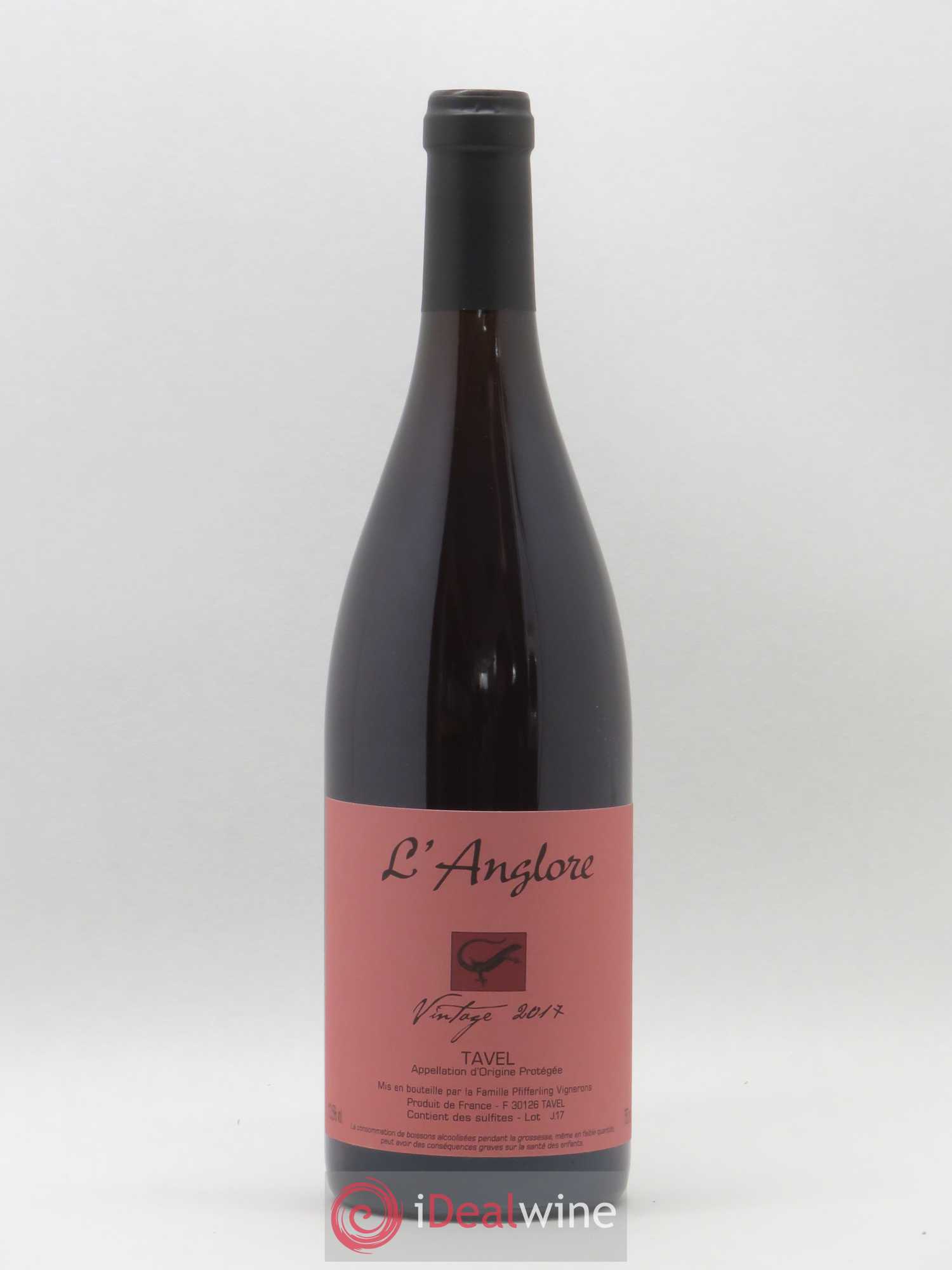 Tavel Vintage L'Anglore 2017 - Lot de 1 bouteille - 0