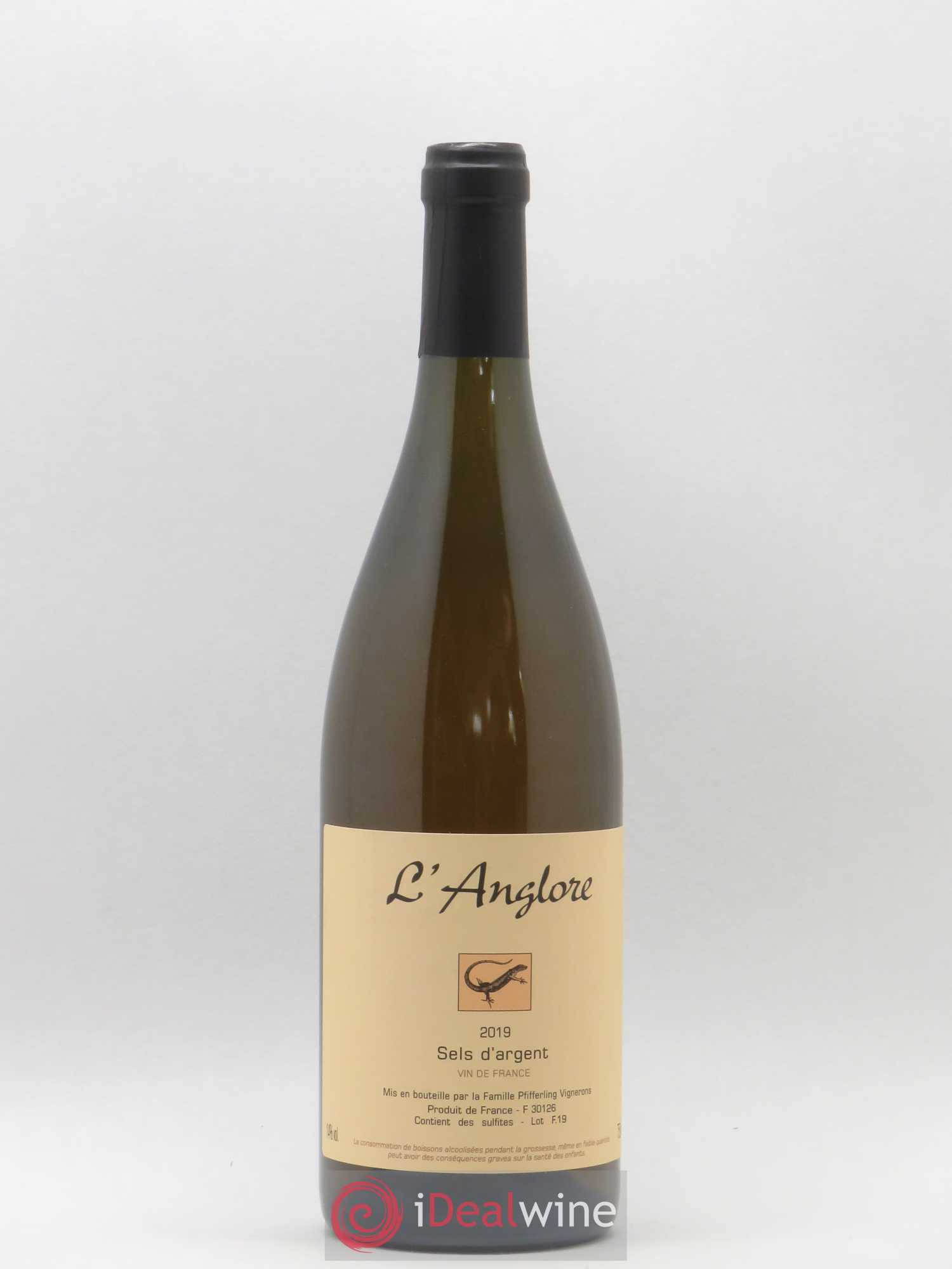 Vin de France Sels d'argent L'Anglore 2019 - Lot de 1 bouteille - 0