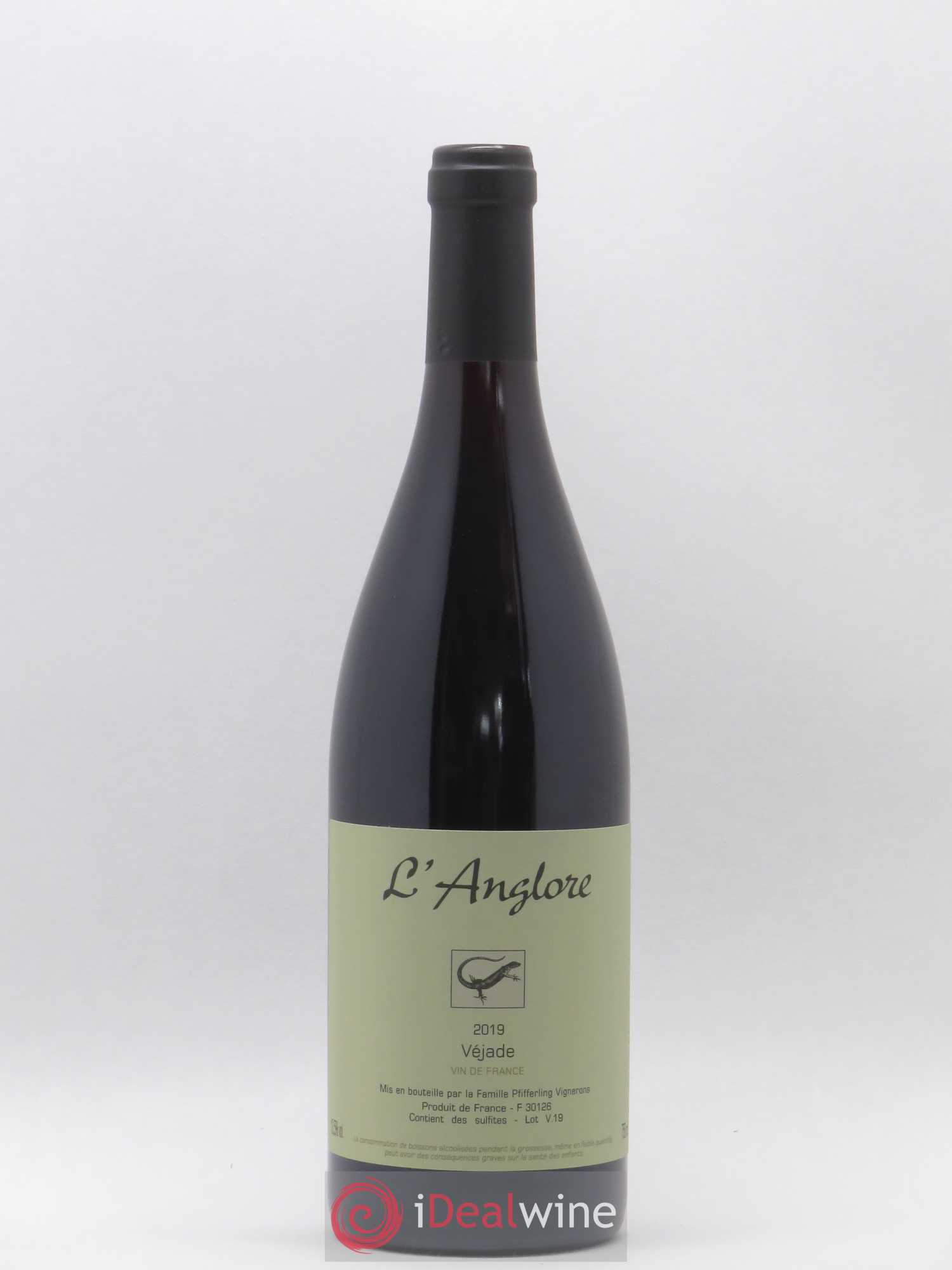 Vin de France Véjade L'Anglore 2019 - Lot de 1 bouteille - 0