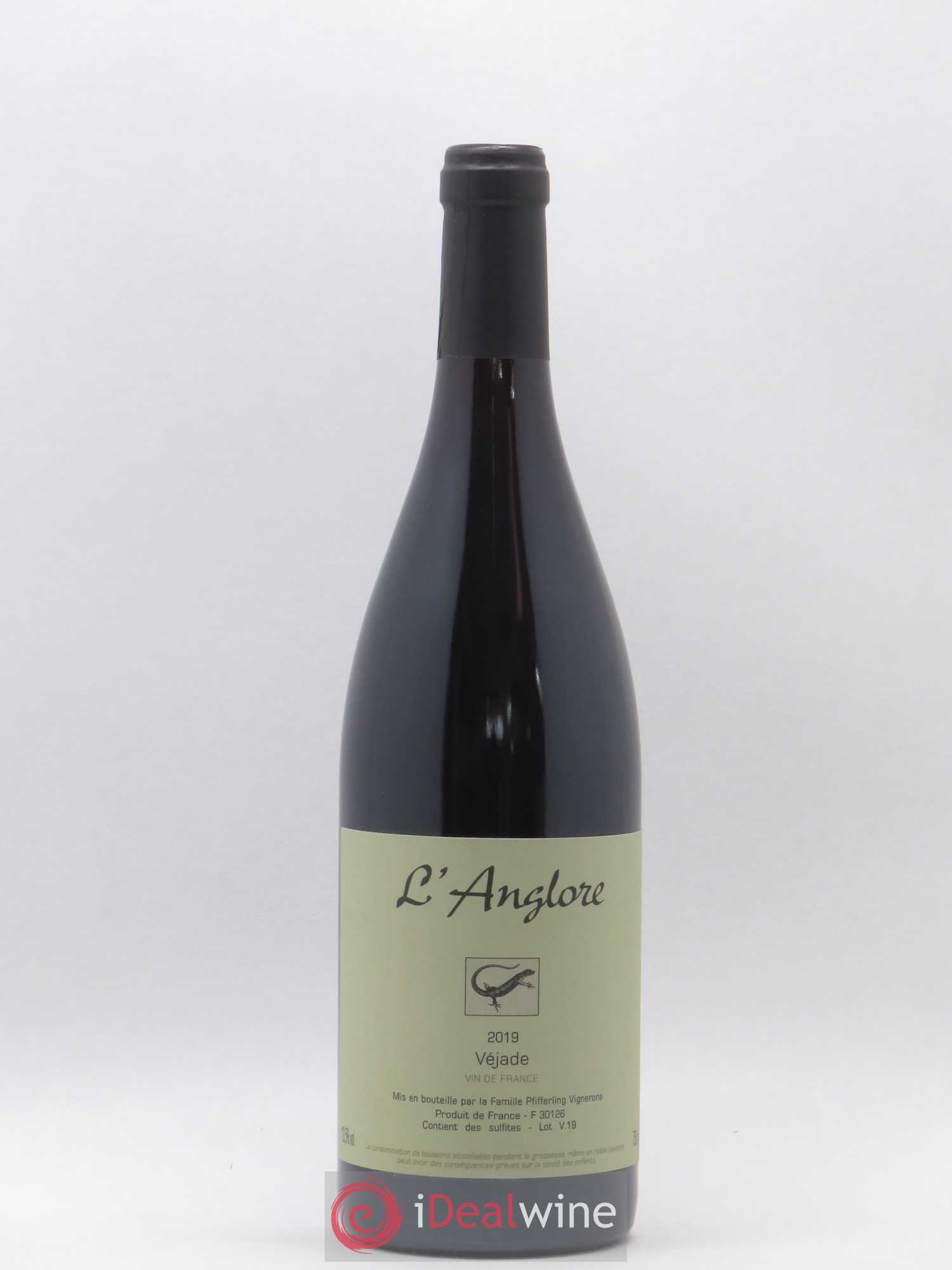 Vin de France Véjade L'Anglore 2019 - Lot de 1 bouteille - 0
