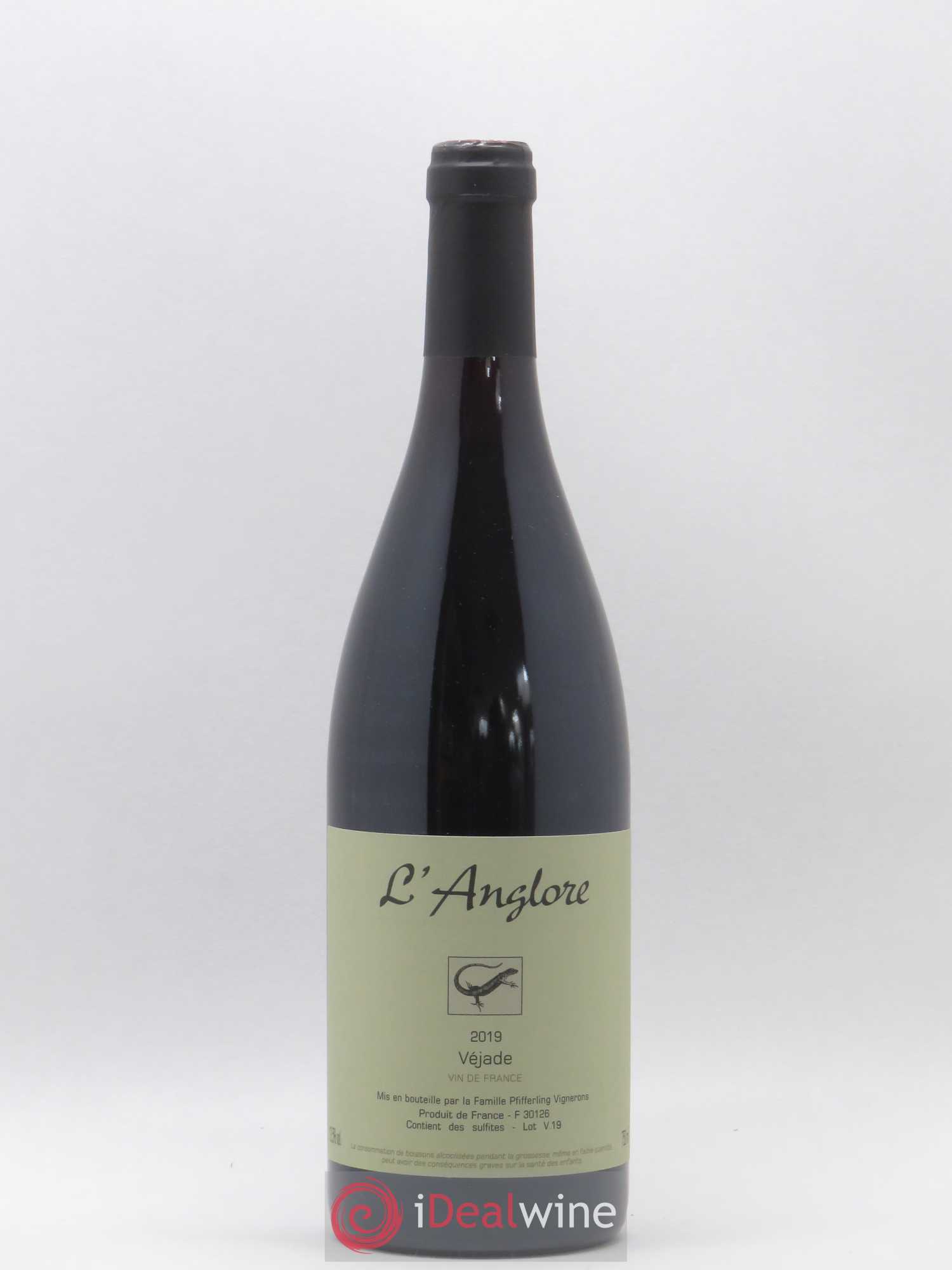Vin de France Véjade L'Anglore 2019 - Lot de 1 bouteille - 0