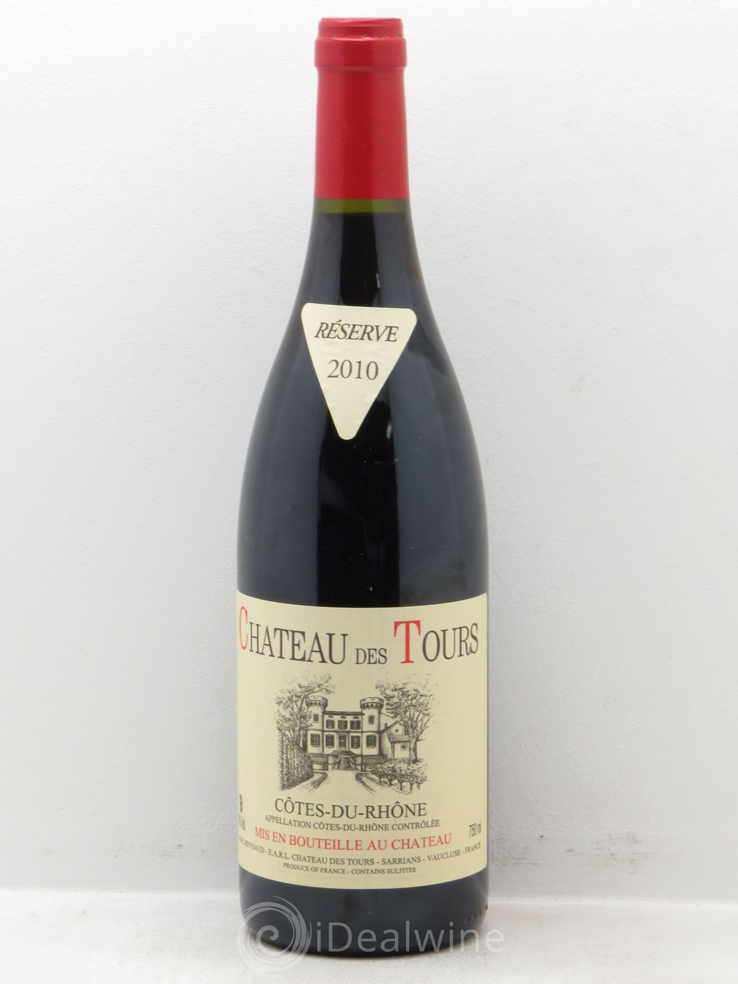 Côtes-du-Rhône Château des Tours 2010 - Posten von 1 Flasche - 0