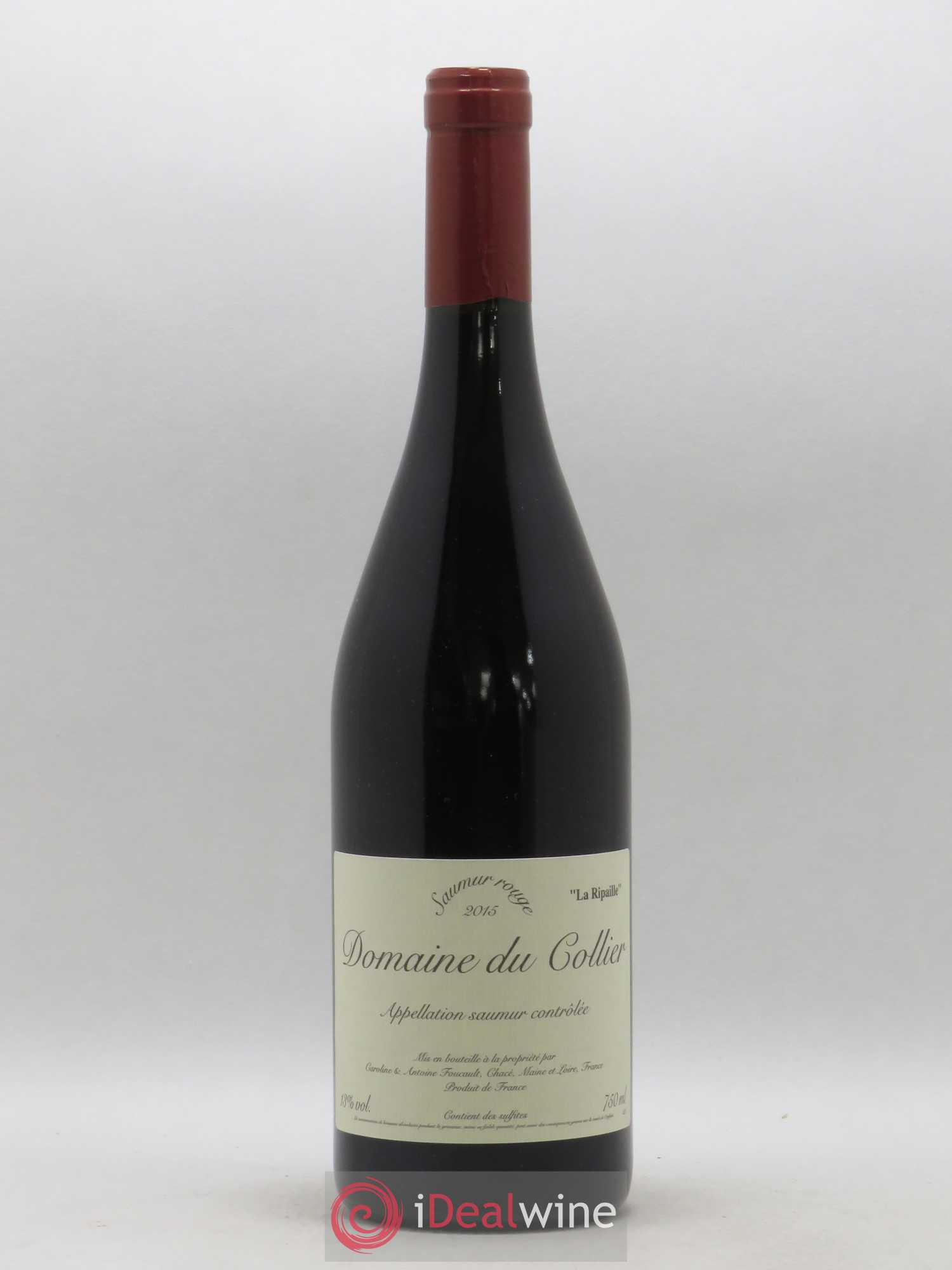 Saumur La Ripaille Domaine du Collier 2015 - Lot de 1 bouteille - 0