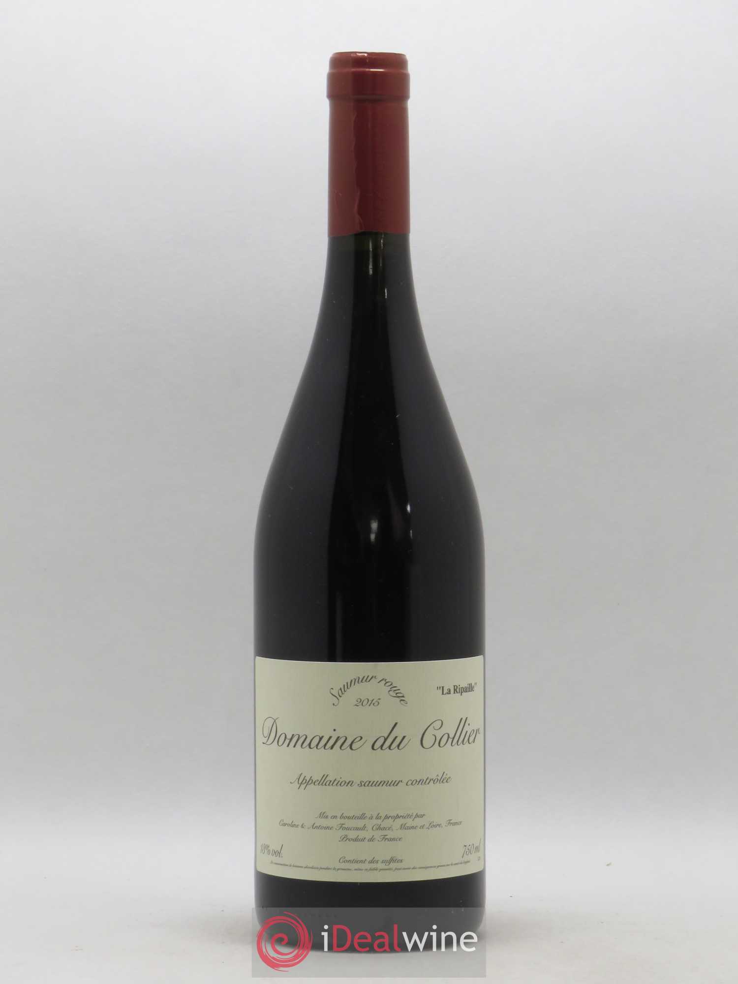 Saumur La Ripaille Domaine du Collier 2015 - Lot de 1 bouteille - 0