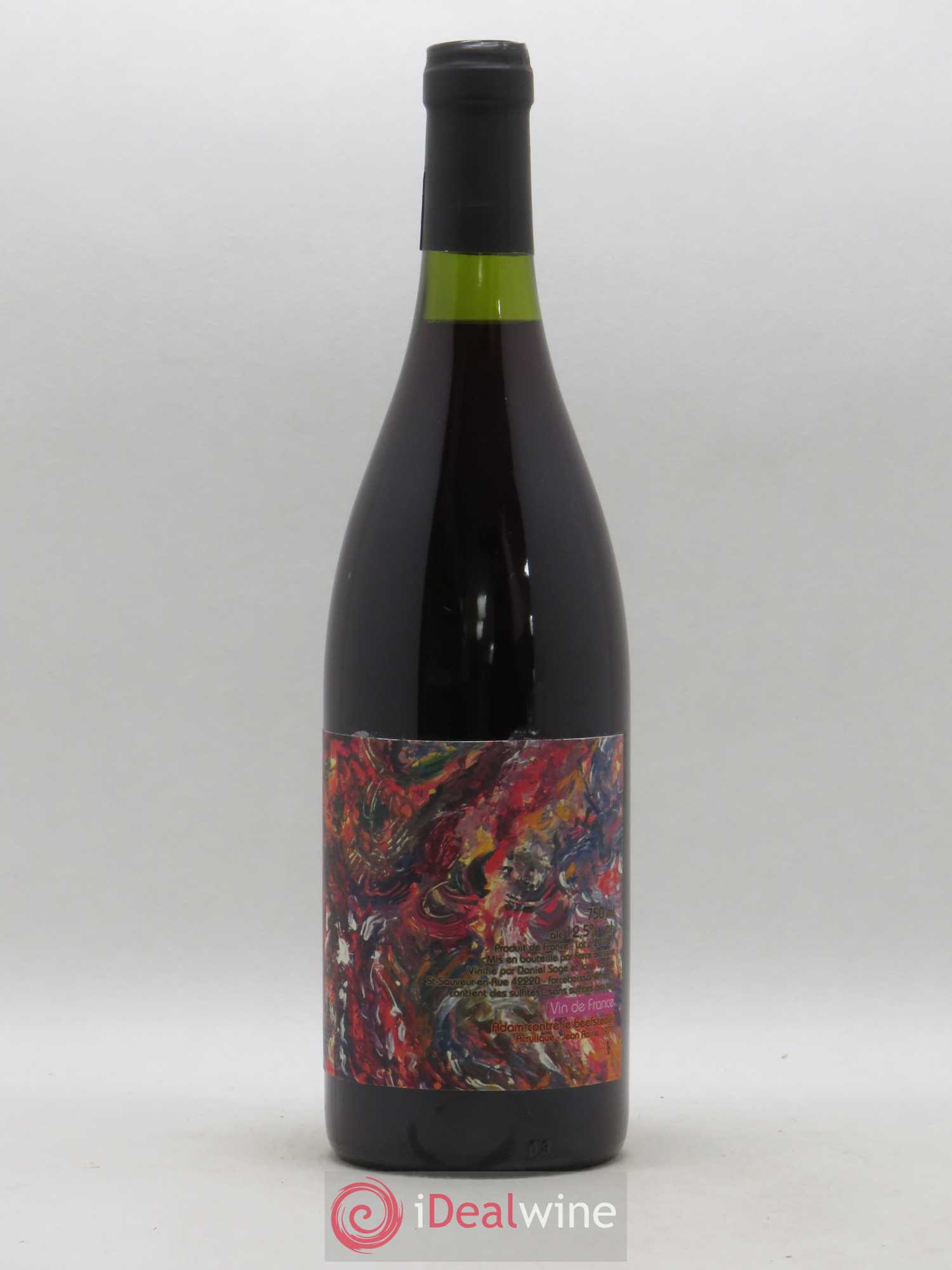 Vin de France Adam Contre le Beefsteak Daniel Sage 2018 - Lot de 1 bouteille - 0