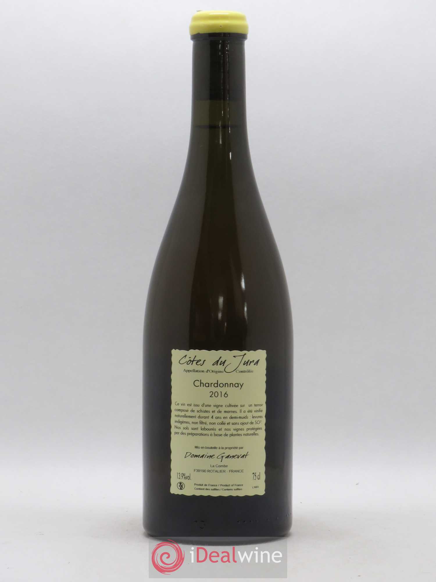 Côtes du Jura Grusse en Billat Jean-François Ganevat (Domaine) 2016 - Lot de 1 bouteille - 1