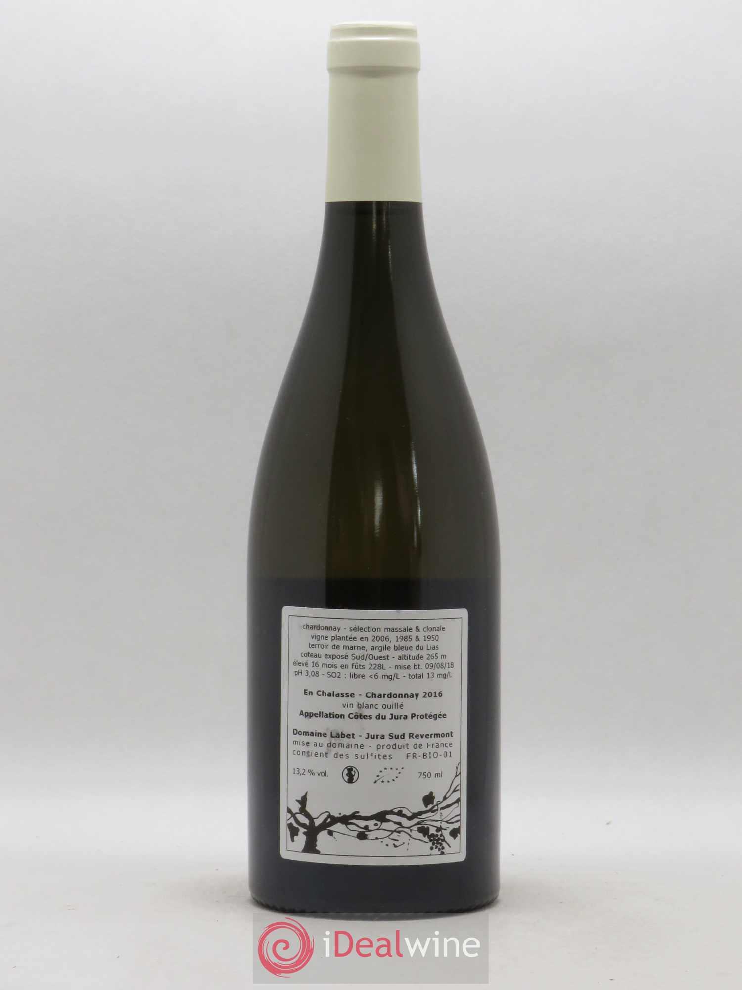 Côtes du Jura Chardonnay En Chalasse Romain - Julien - Charline Labet 2016 - Lot de 1 bouteille - 1