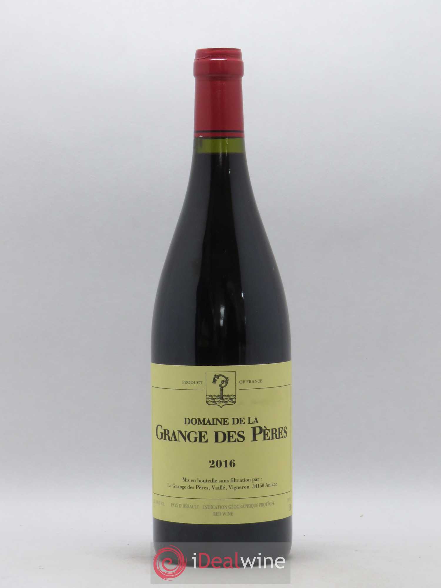 Pays d'Hérault Grange des Pères Laurent Vaillé 2016 - Lot de 1 bouteille - 0