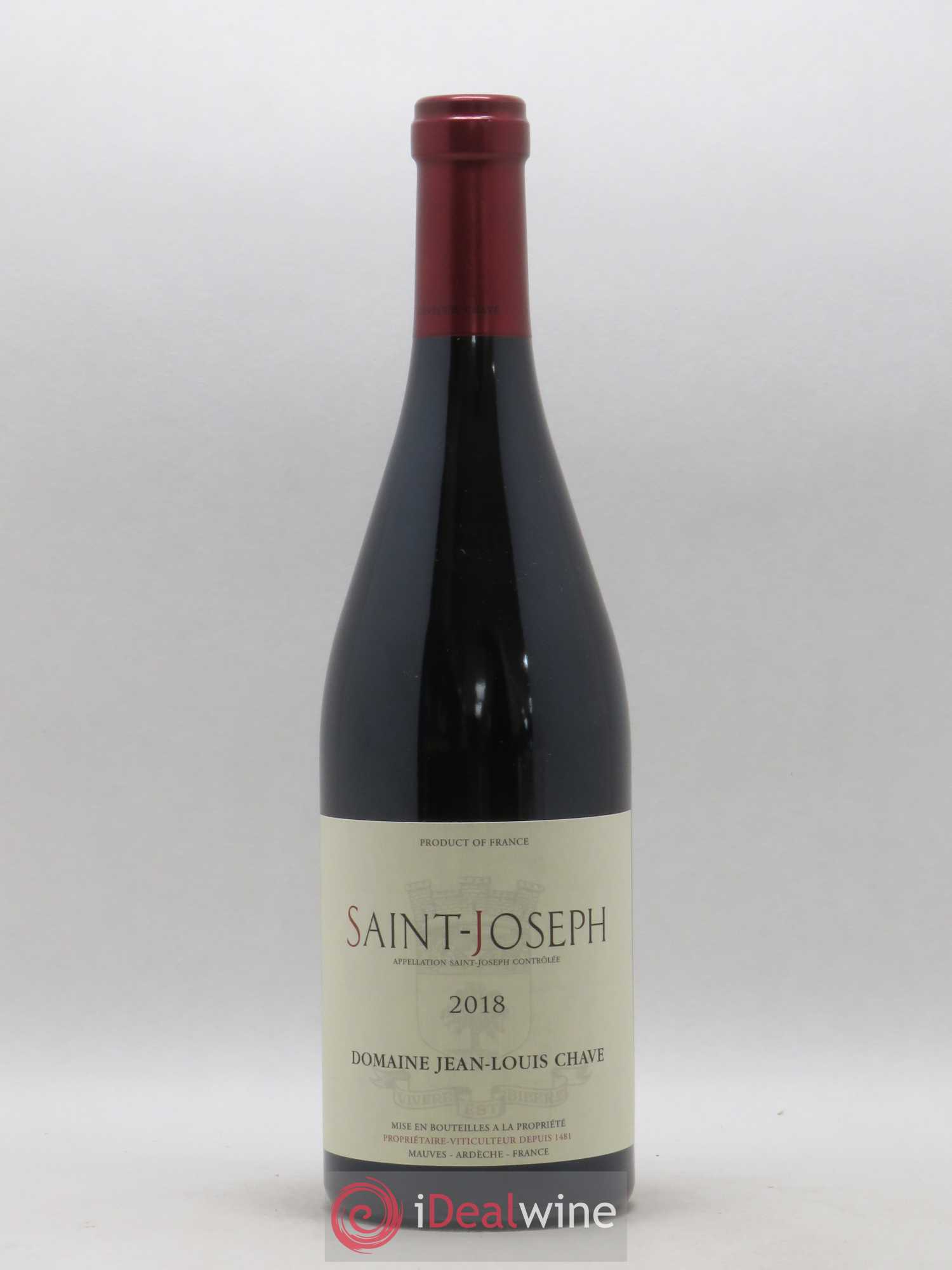 Saint-Joseph Jean-Louis Chave 2018 - Lot de 1 bouteille - 0