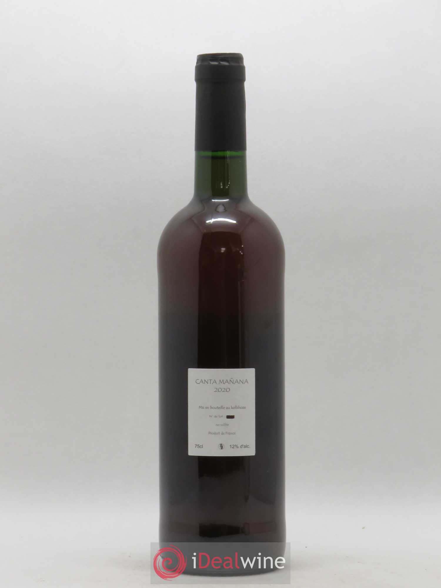 Vin de France Canta Manana Les Vins du Cabanon - Alain Castex 2020 - Posten von 1 Flasche - 1