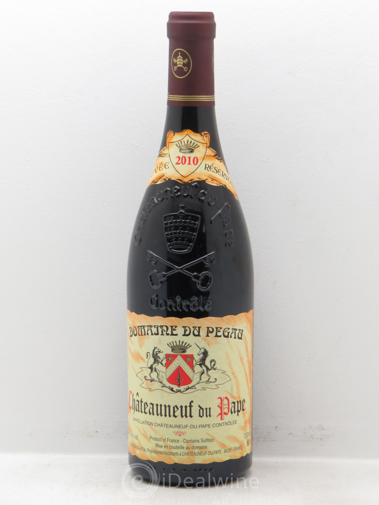 Châteauneuf-du-Pape Domaine du Pégau Cuvée Réservée Paul et Laurence Féraud 2010 - Lot de 1 bouteille - 0