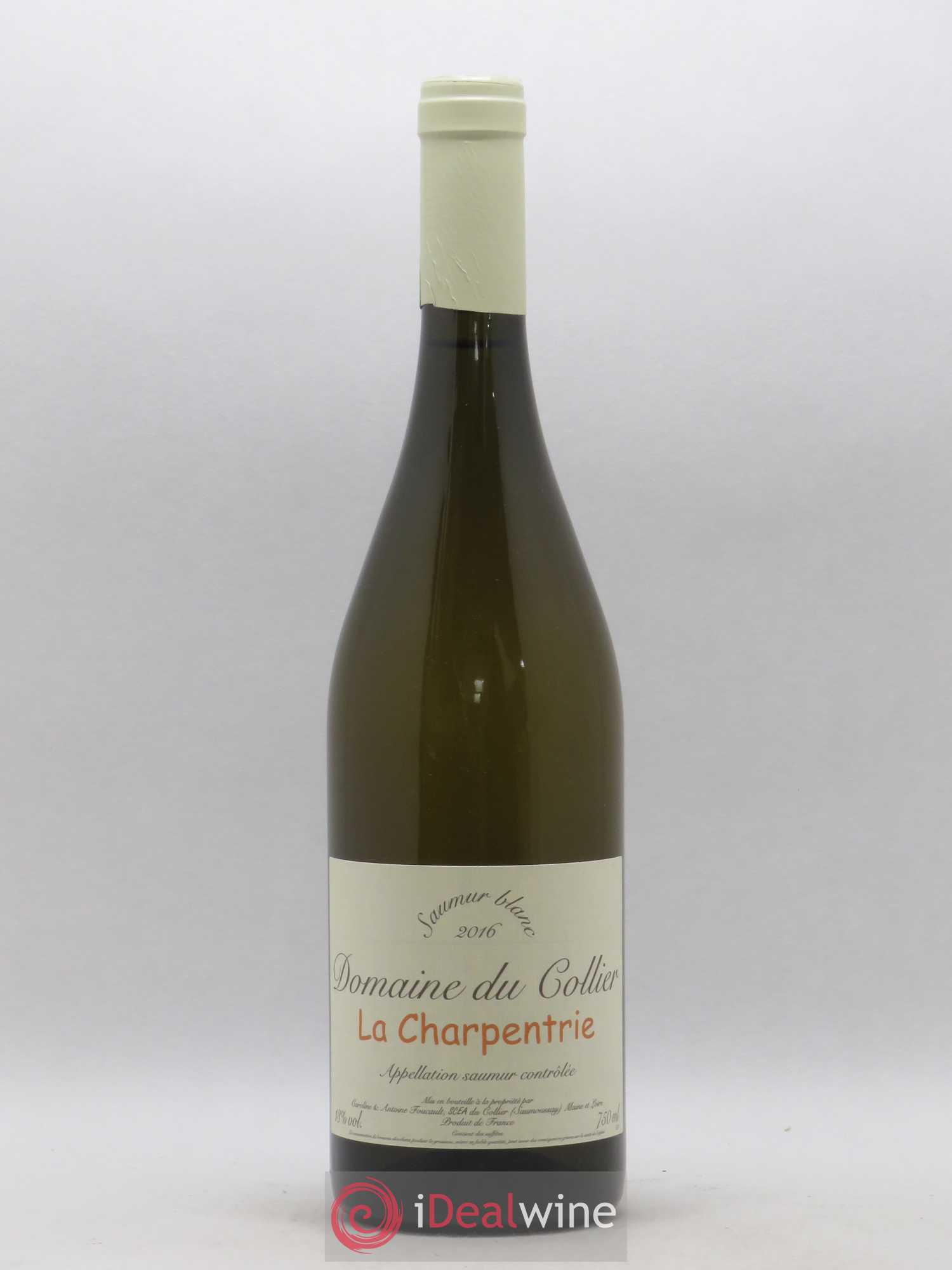 Saumur La Charpentrie Domaine du Collier 2016 - Lot de 1 bouteille - 0