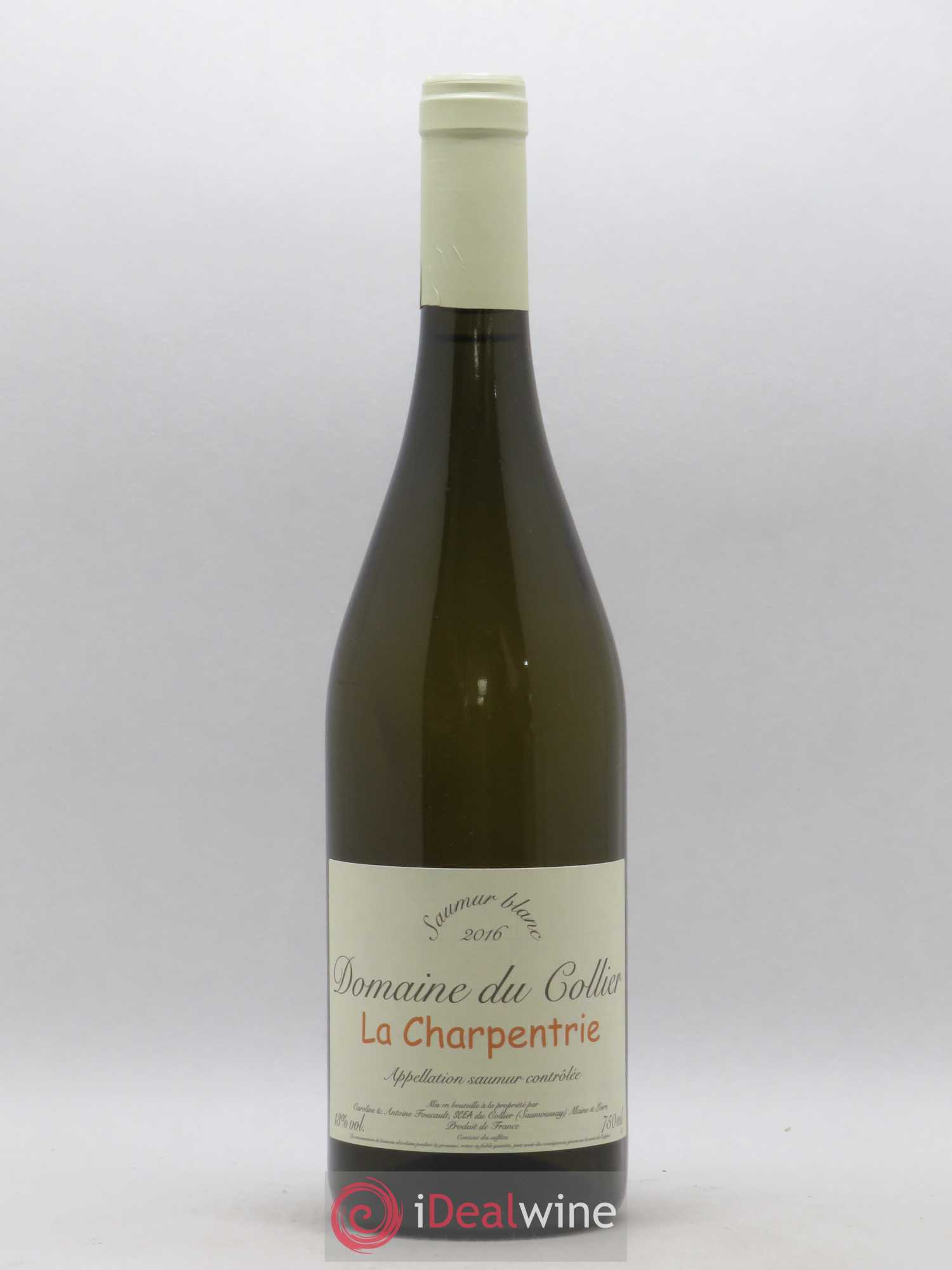 Saumur La Charpentrie Domaine du Collier 2016 - Lot de 1 bouteille - 0