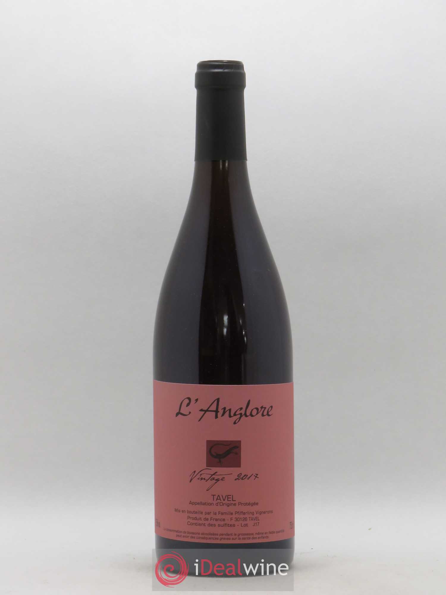 Tavel Vintage L'Anglore 2017 - Lot de 1 bouteille - 0