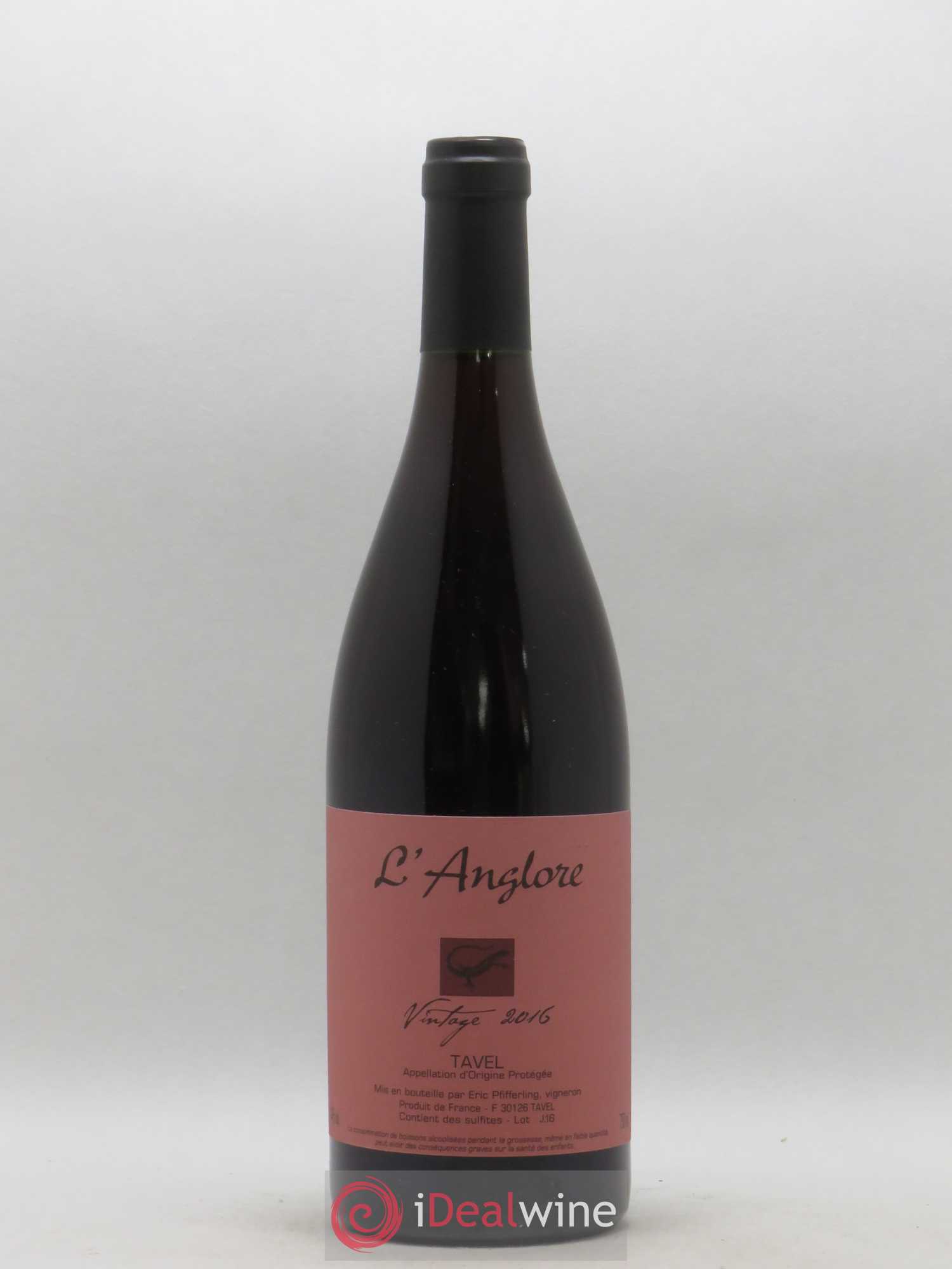 Tavel Vintage L'Anglore 2016 - Lot de 1 bouteille - 0