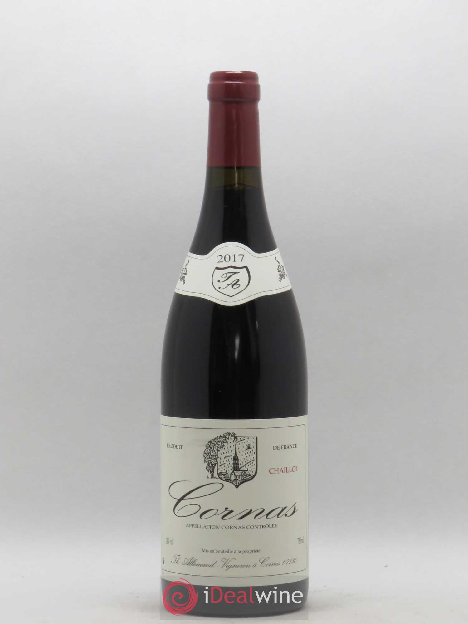 Cornas Chaillot Thierry Allemand 2017 - Lot de 1 bouteille - 0