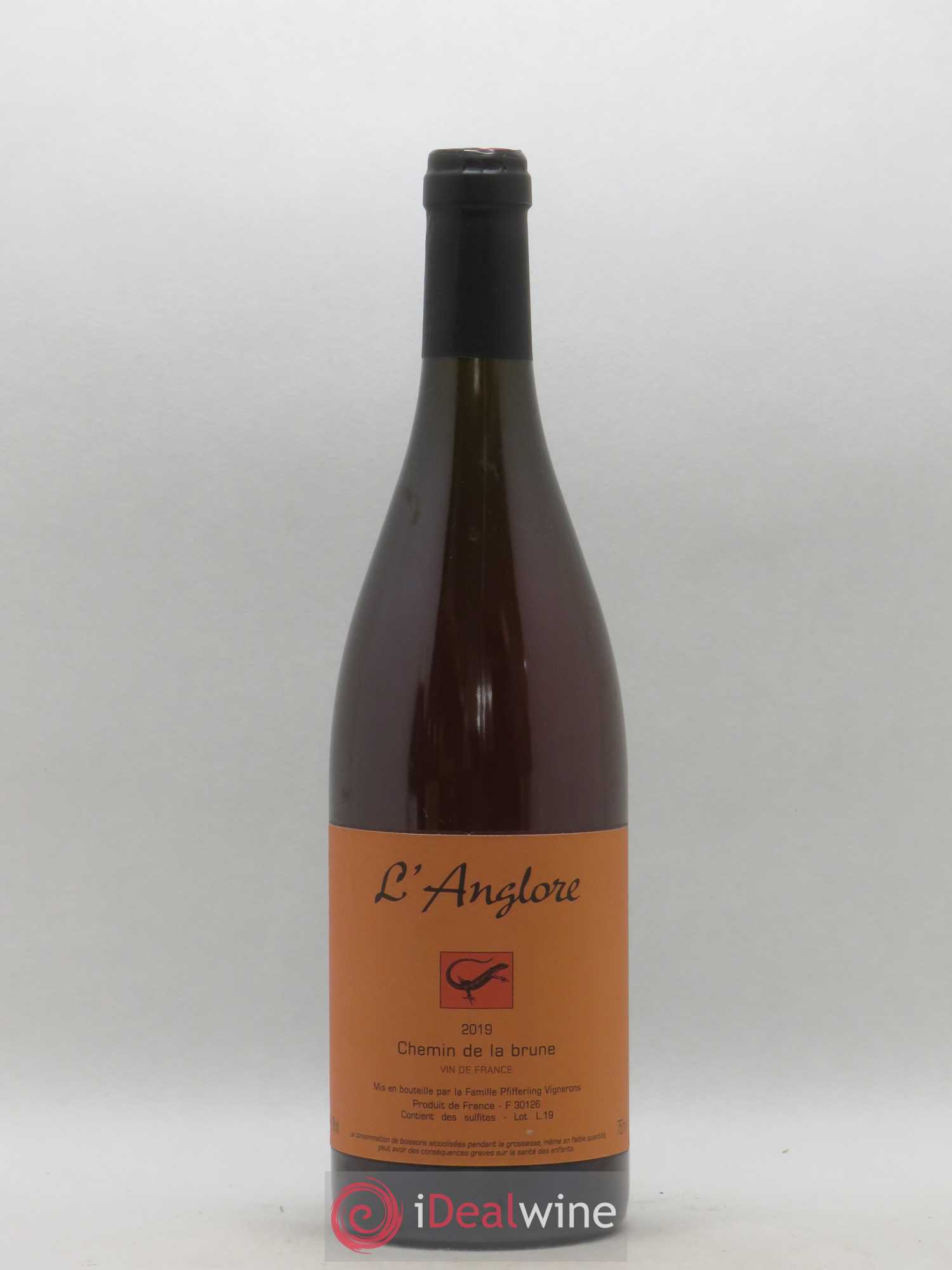 Vin de France Chemin de la brune L'Anglore 2019 - Lot de 1 bouteille - 0