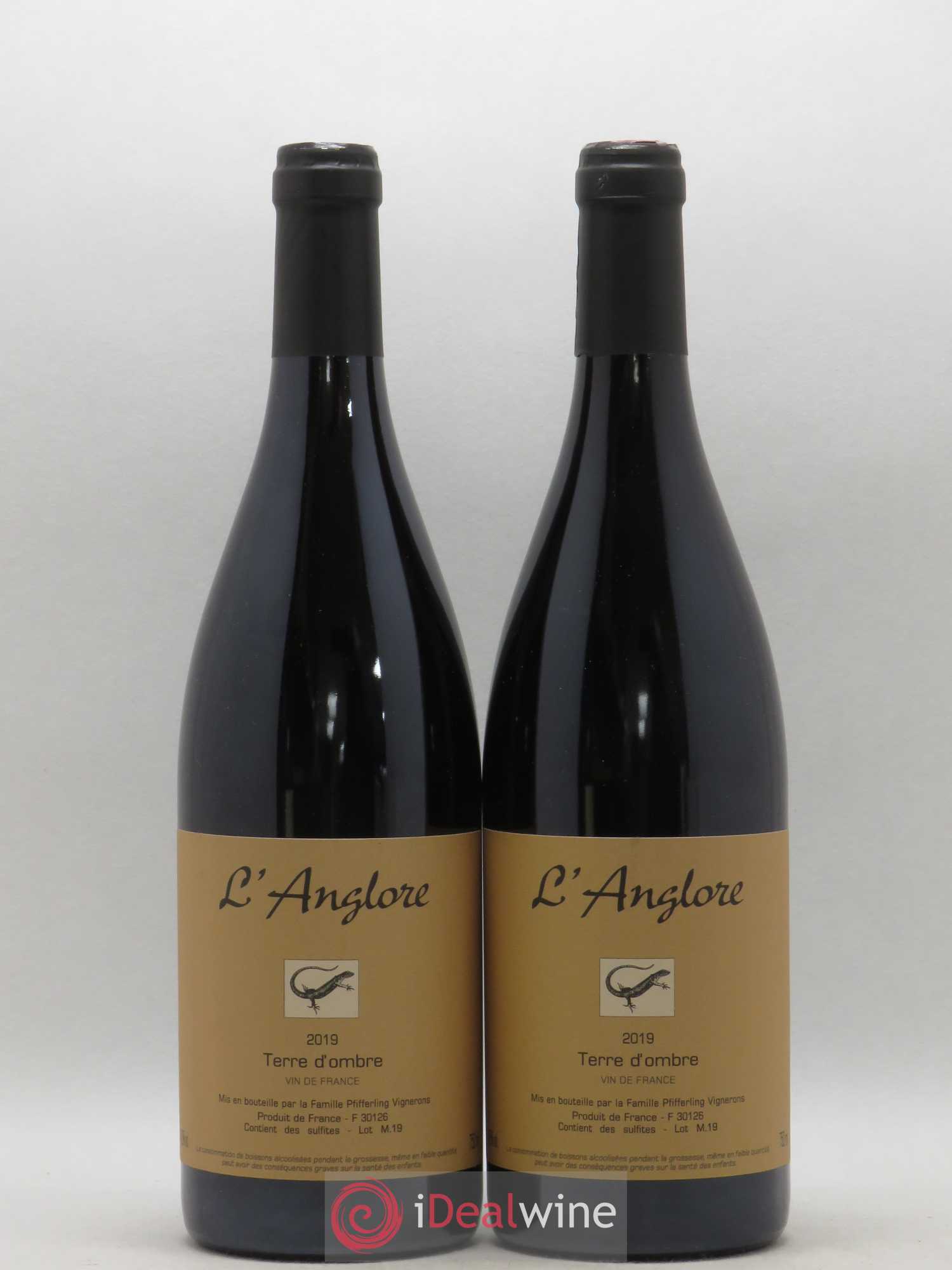 Vin de France Terre d'Ombre L'Anglore 2019 - Lot de 2 bouteilles - 0