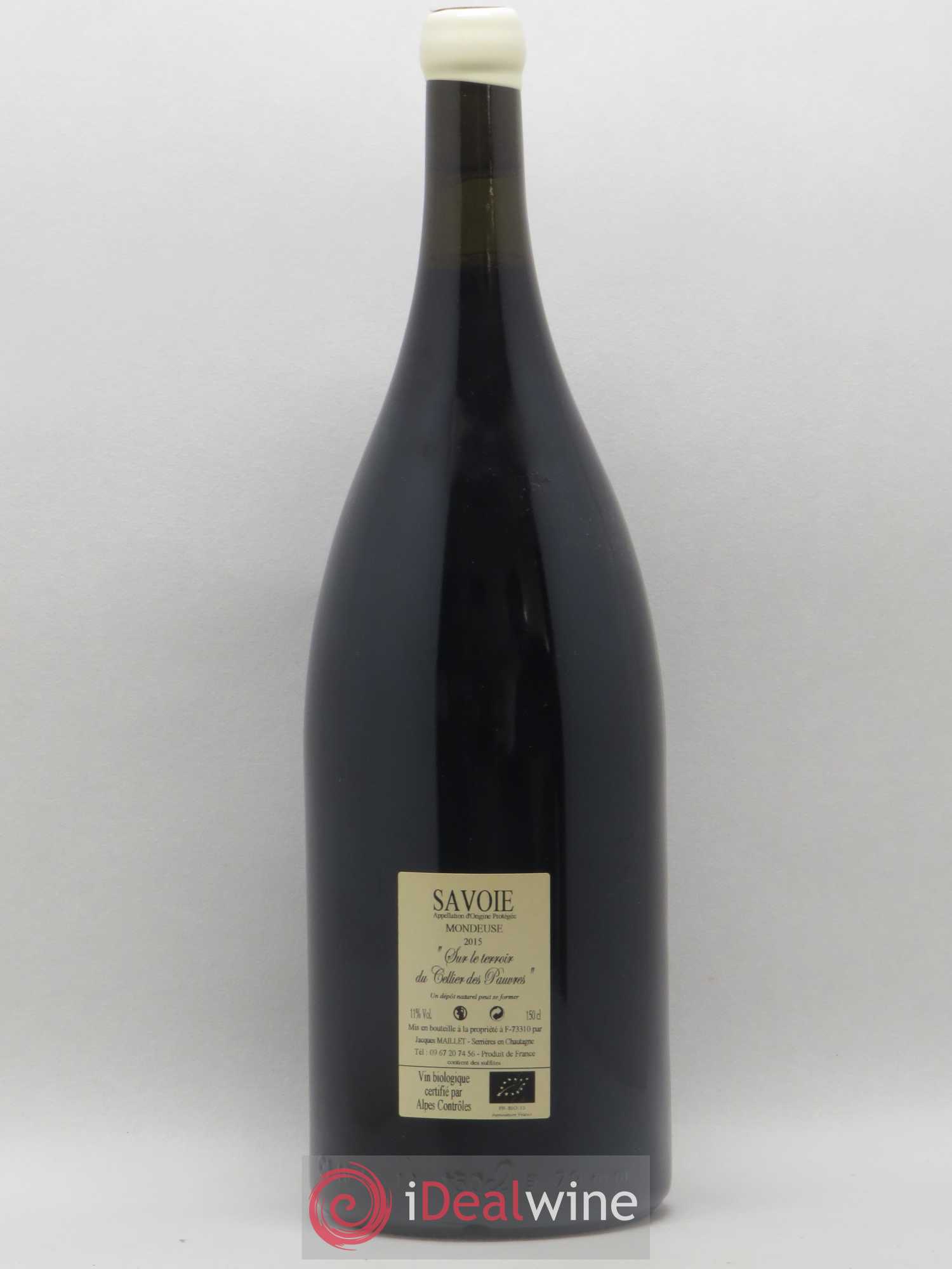 Vin de Savoie Chautagne Chautagne Mondeuse Jacques Maillet 2015 - Lot de 1 magnum - 1