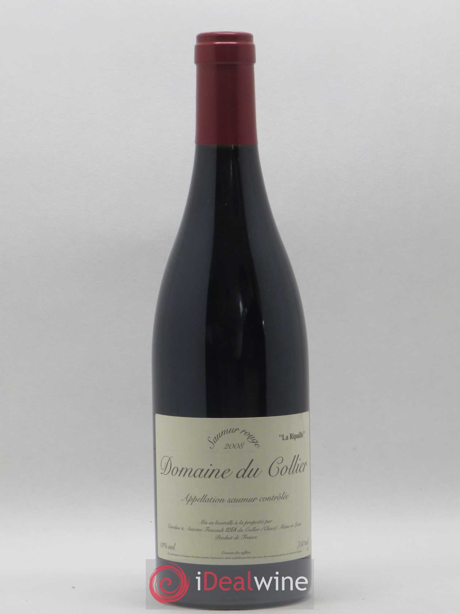 Saumur La Ripaille Domaine du Collier 2008 - Lot de 1 bouteille - 0